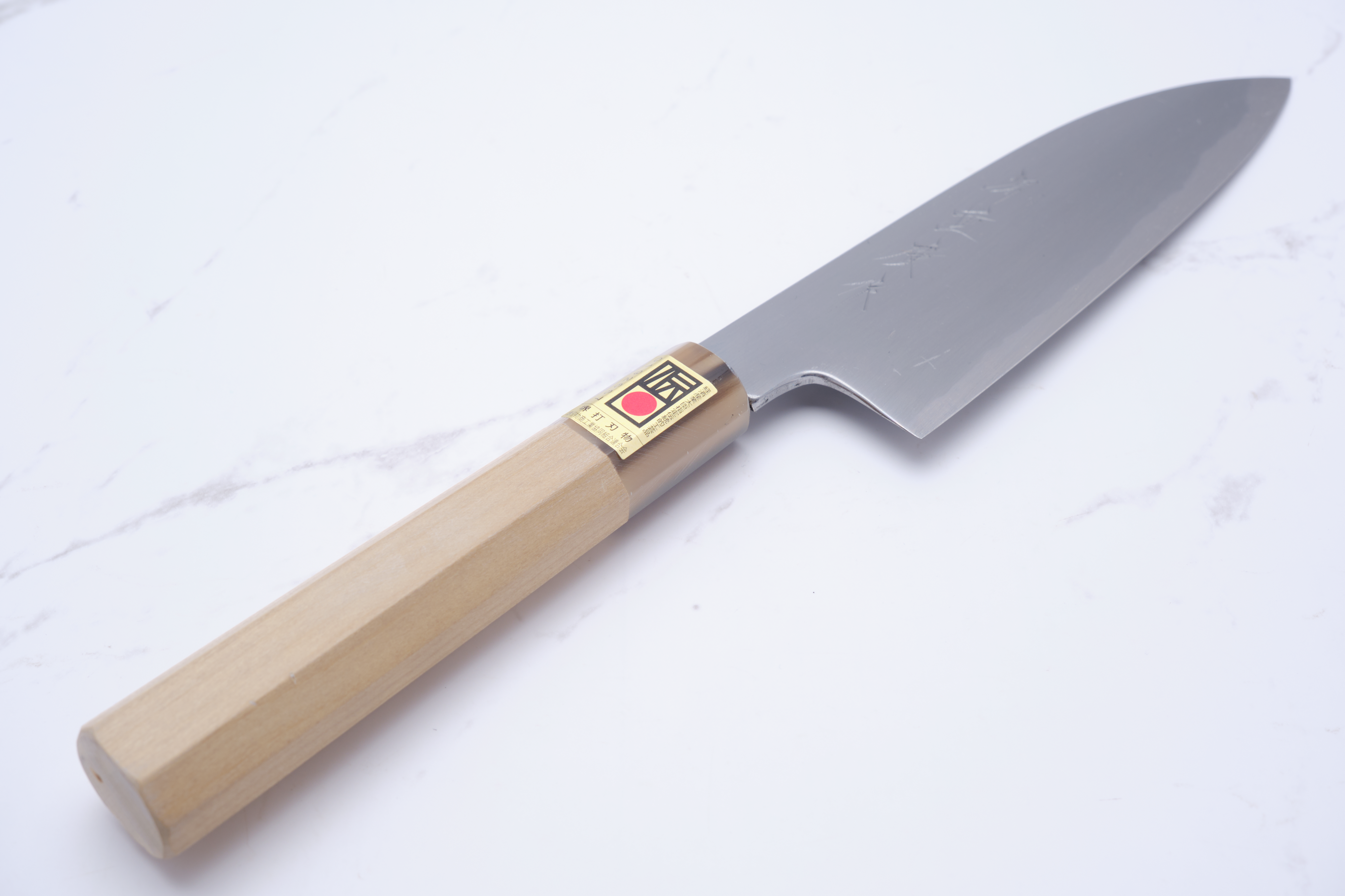 Shigehiro Kasahara 165 mm Santoku White-2