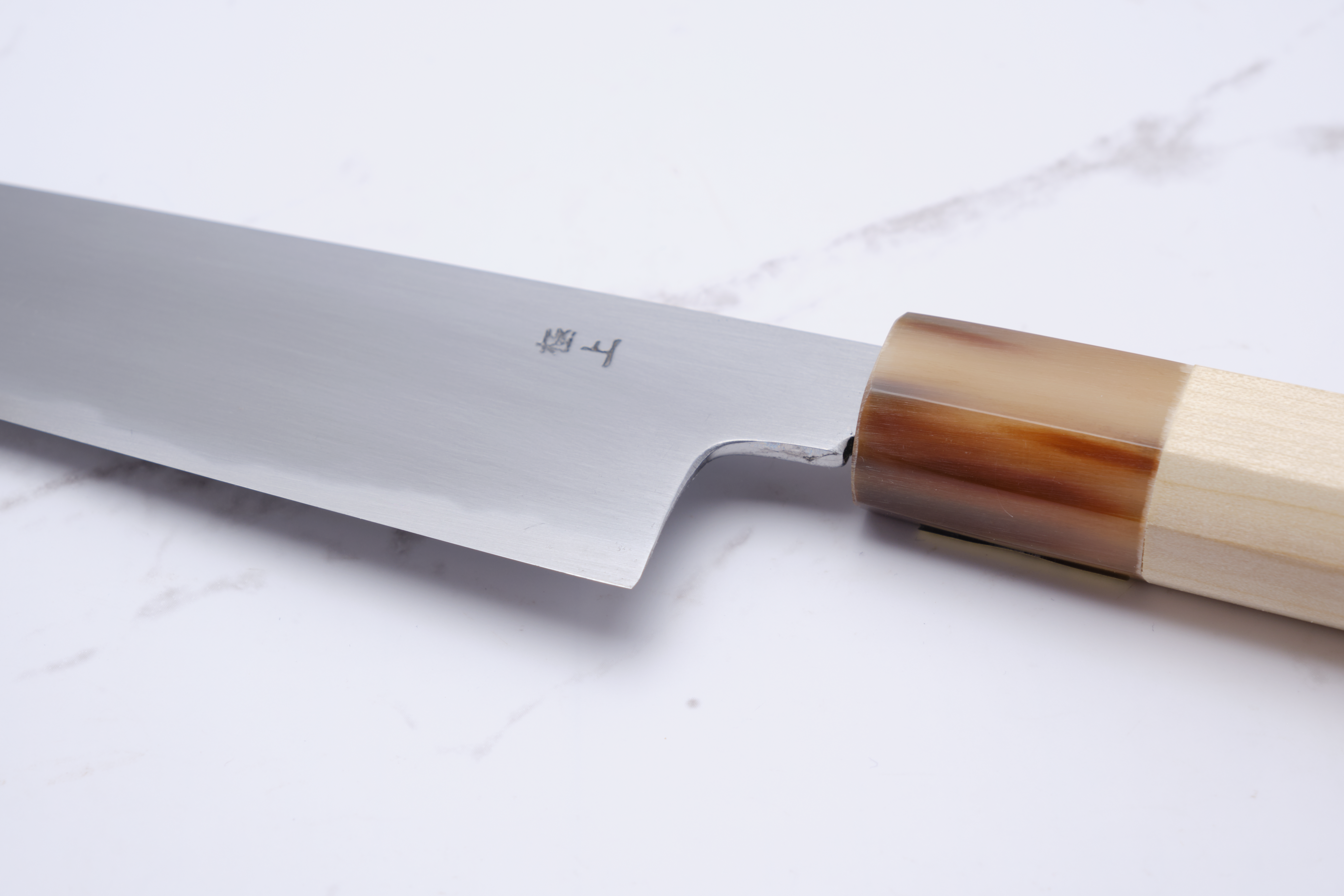 Shigehiro Kasahara 210 mm K-Tip Gyuto Weiß-2