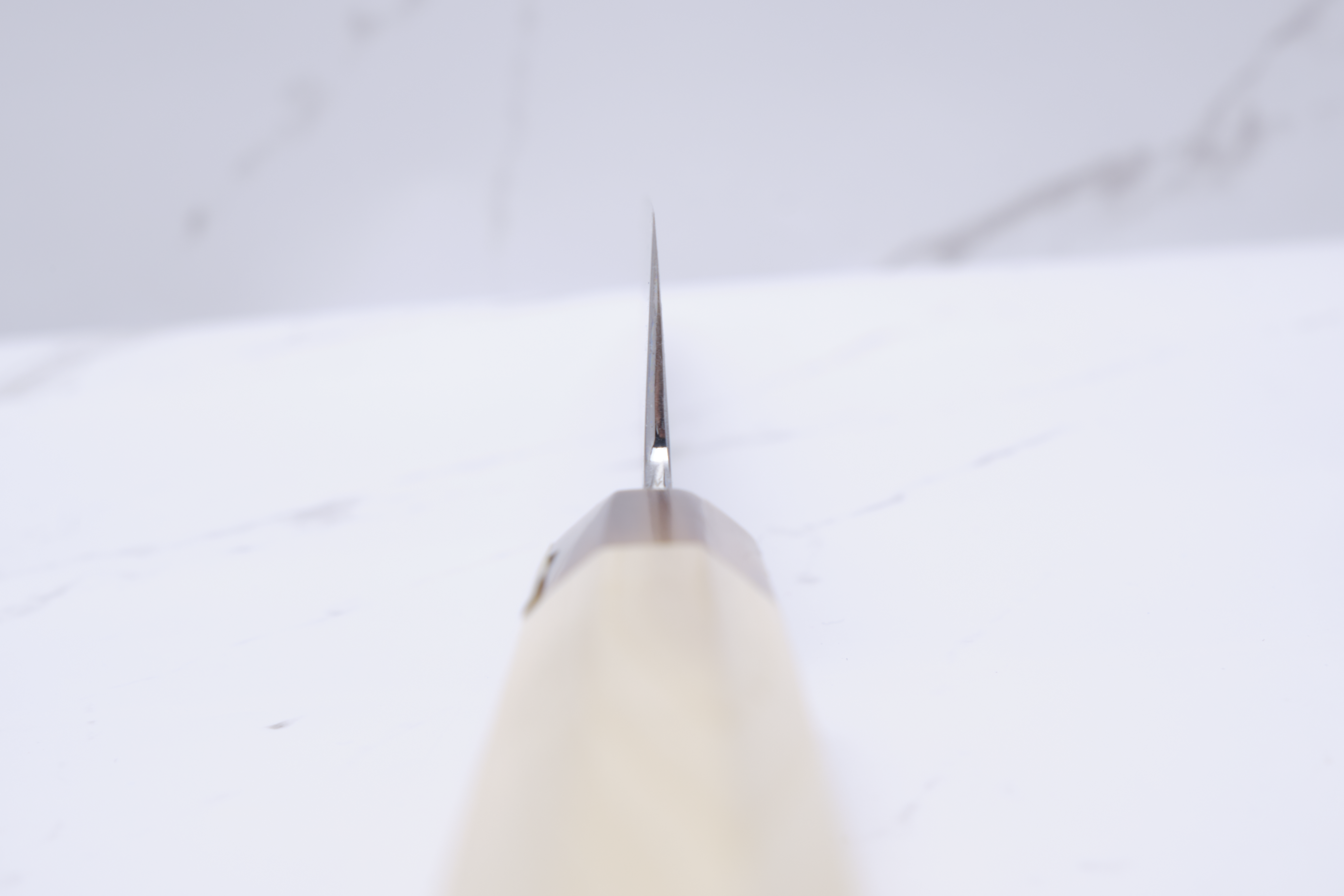 Shigehiro Kasahara 210 mm K-Tip Gyuto Weiß-2