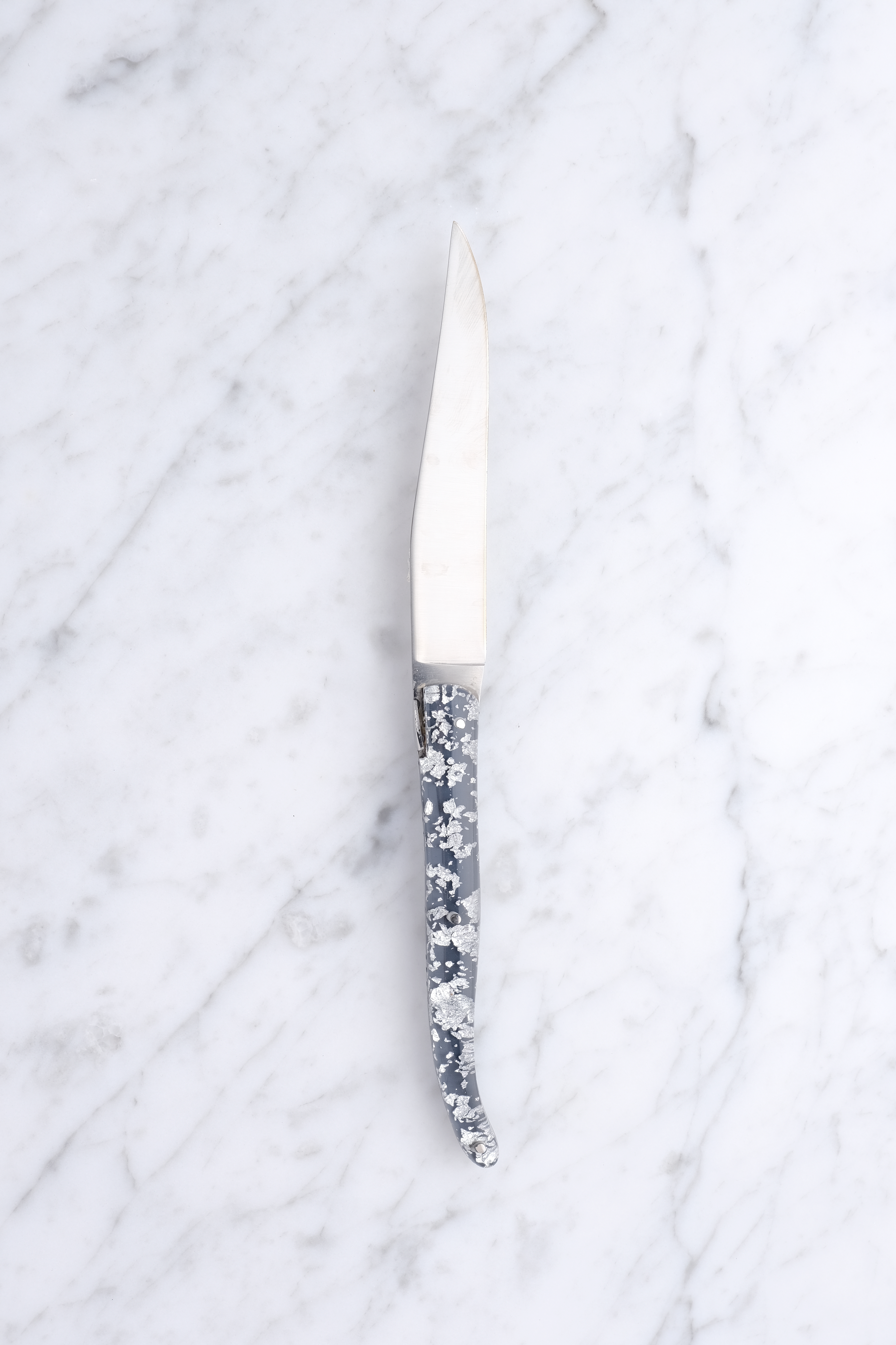 Steakmesser - Silber und Stahl