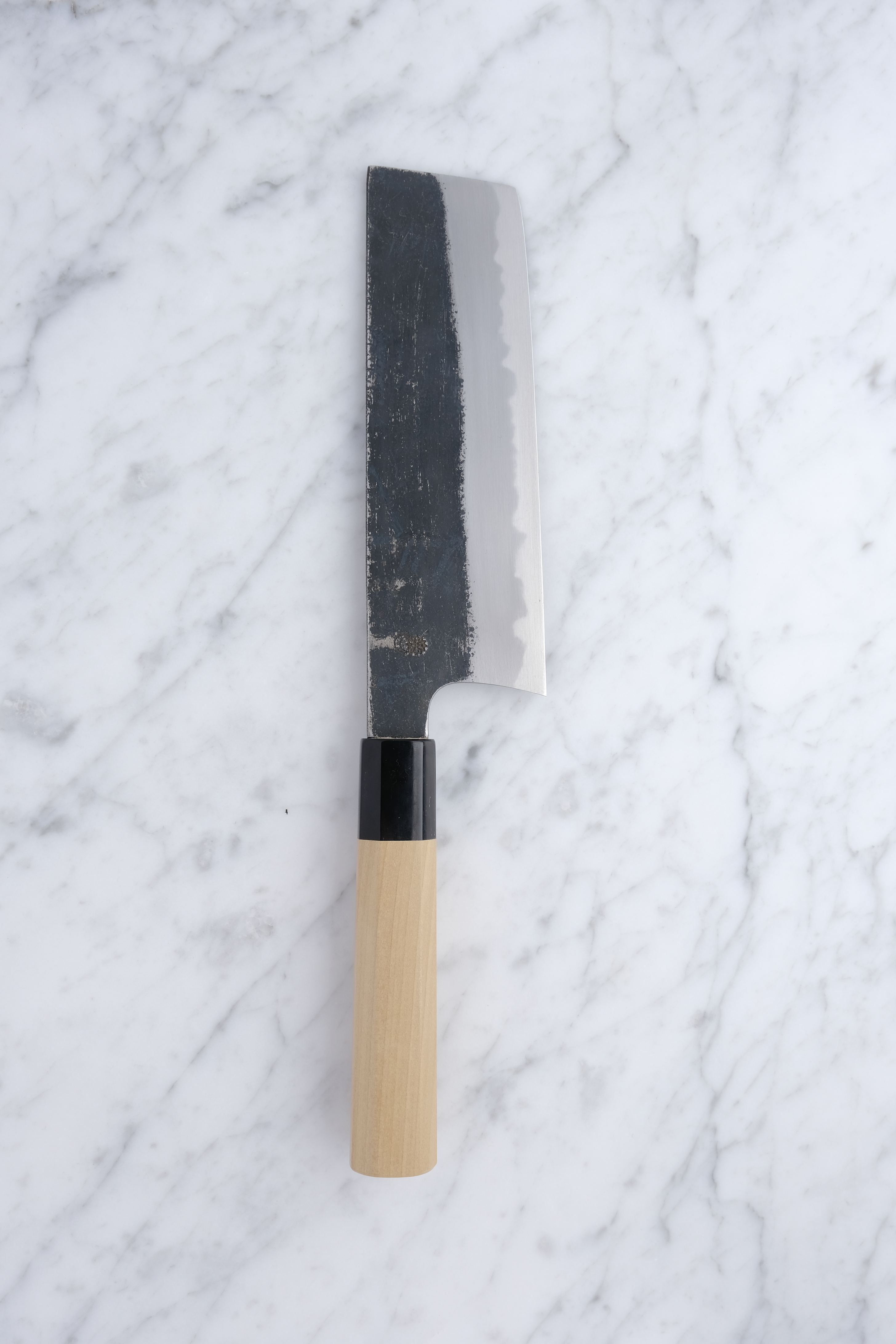 Sakai Kikumori Kikuzuki KU 180mm. Nakiri Shirogami #2