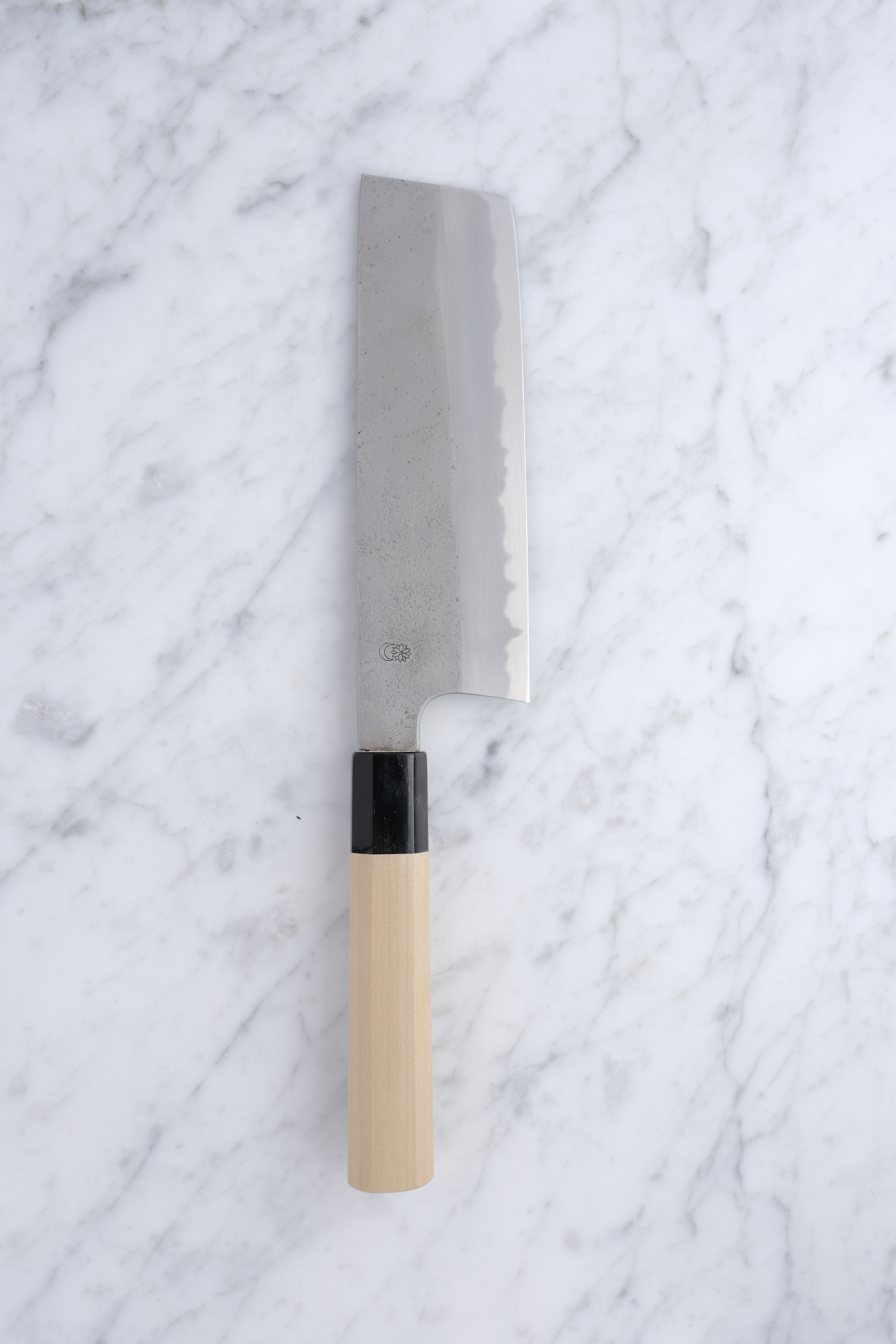 Sakai Kikumori Kikuzuki RIN 180mm. Nakiri Shirogami #2