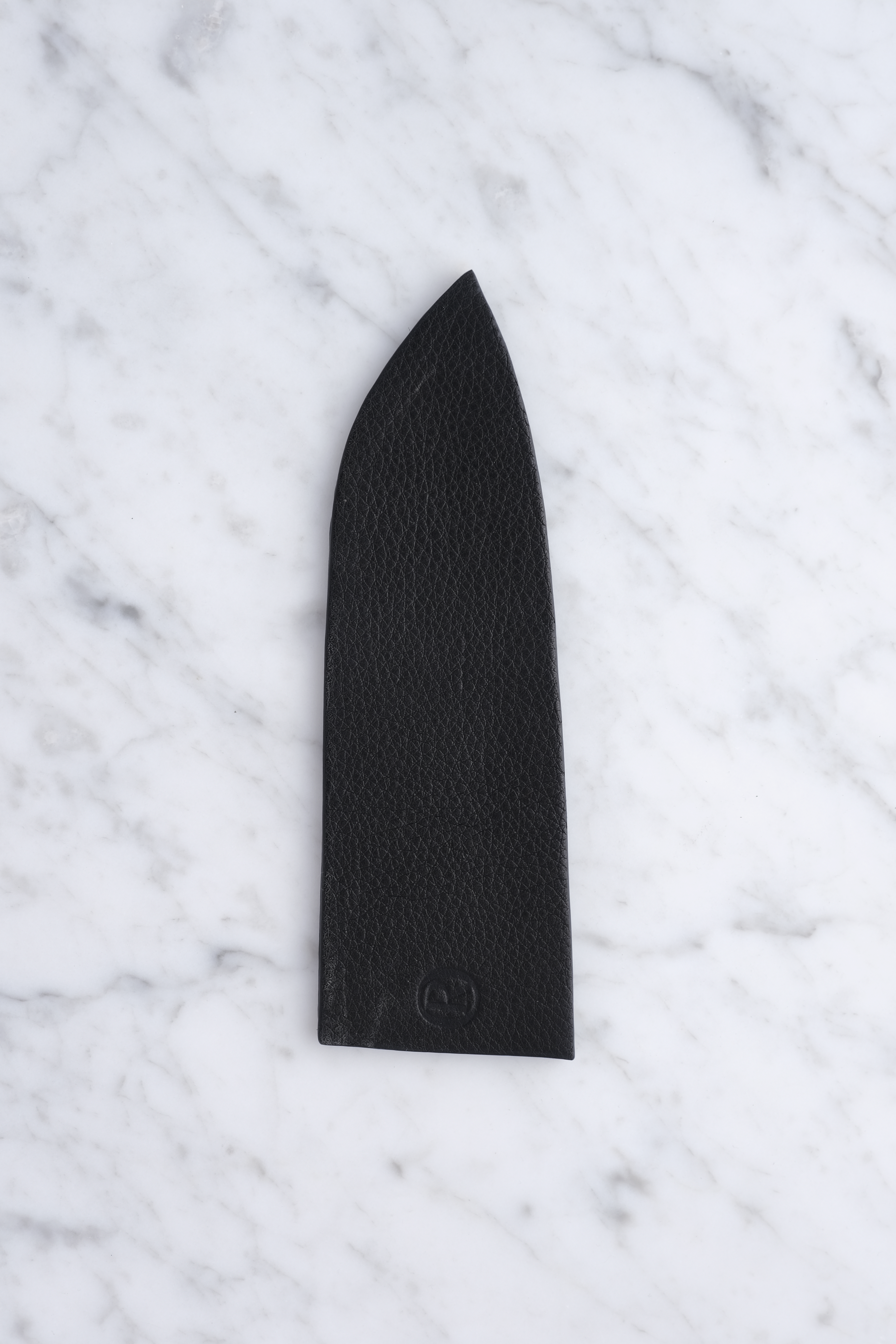 Ole Rudegaard Leather saya - 165mm. Santoku
