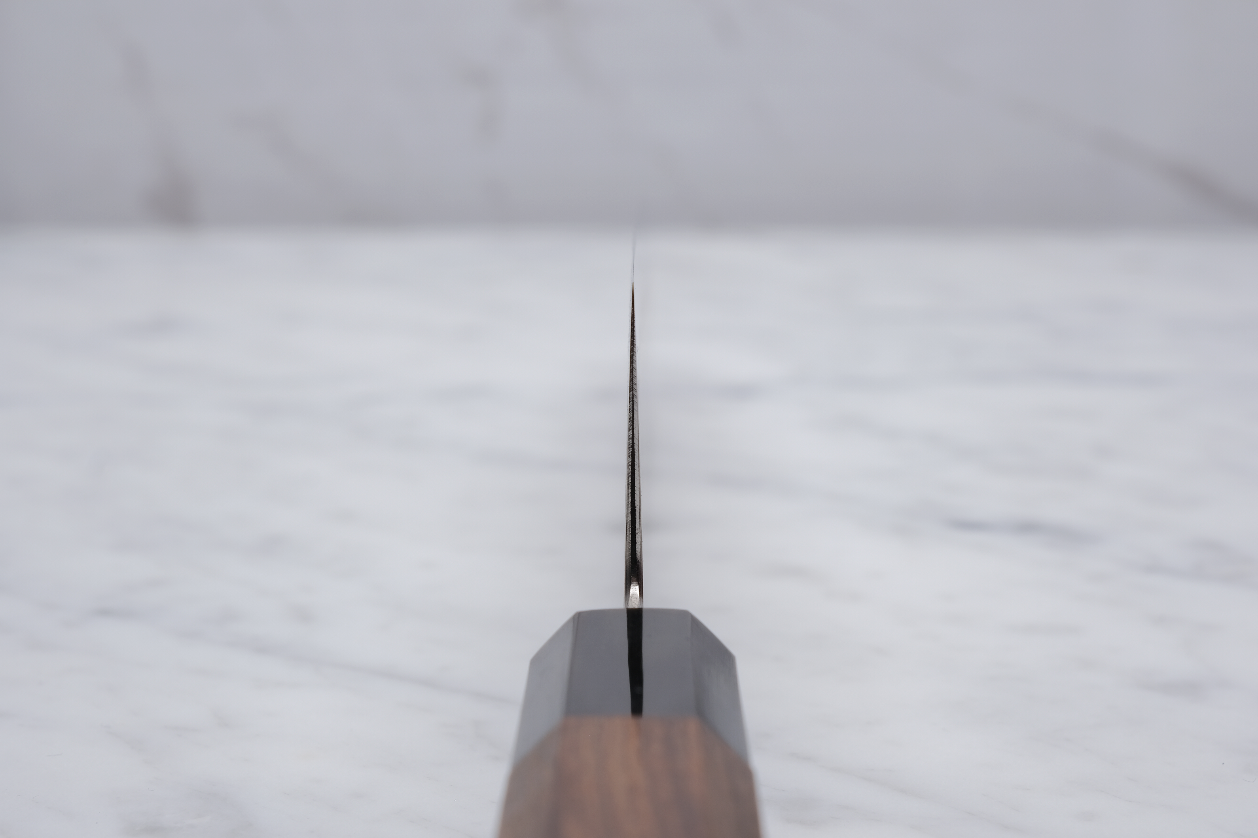 Hatsukokoro Hayabusa Blue 2 Rainbow Damascus 210mm Gyuto