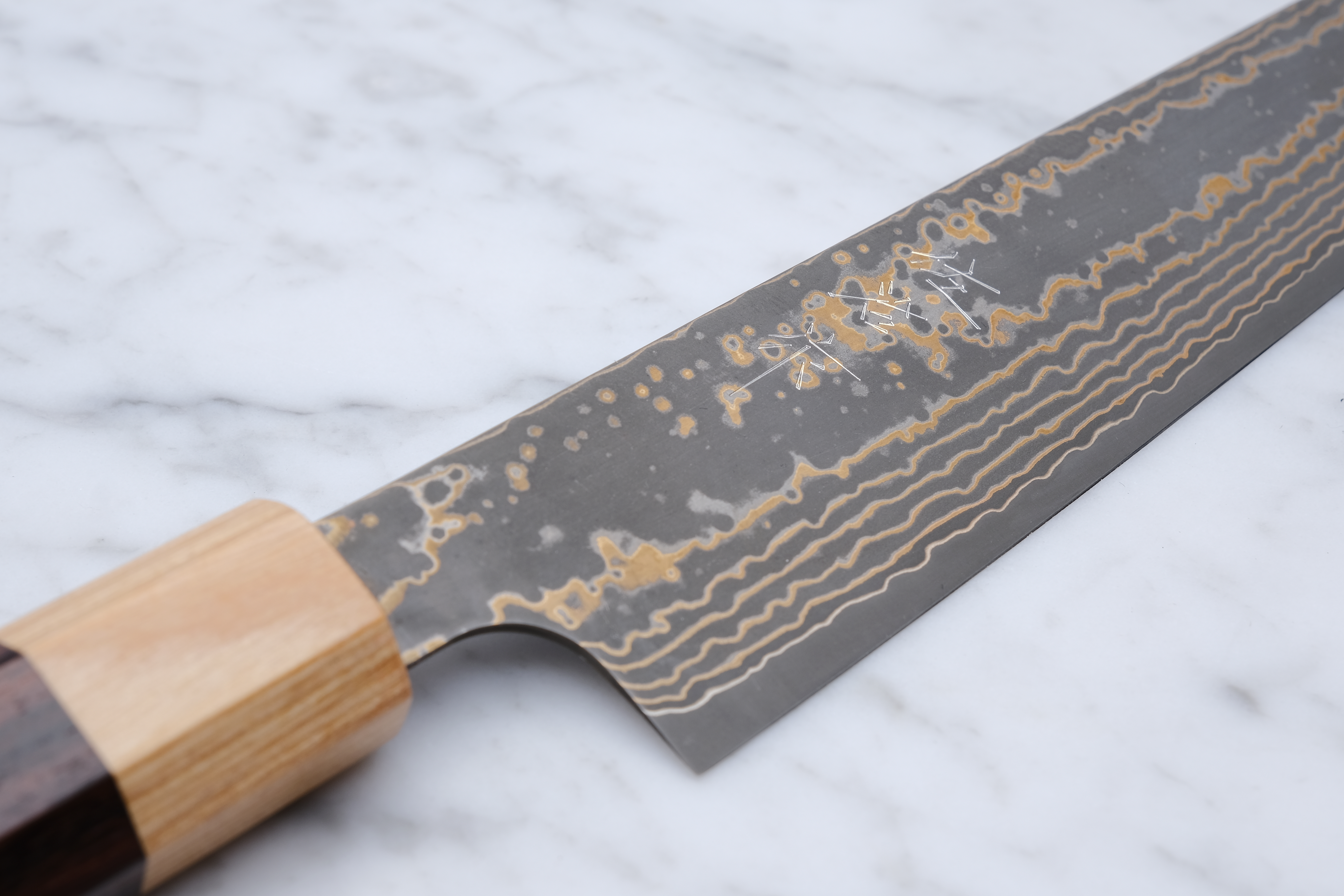 Takeshi Saji 270 mm Sujihiki VG-10 Gold