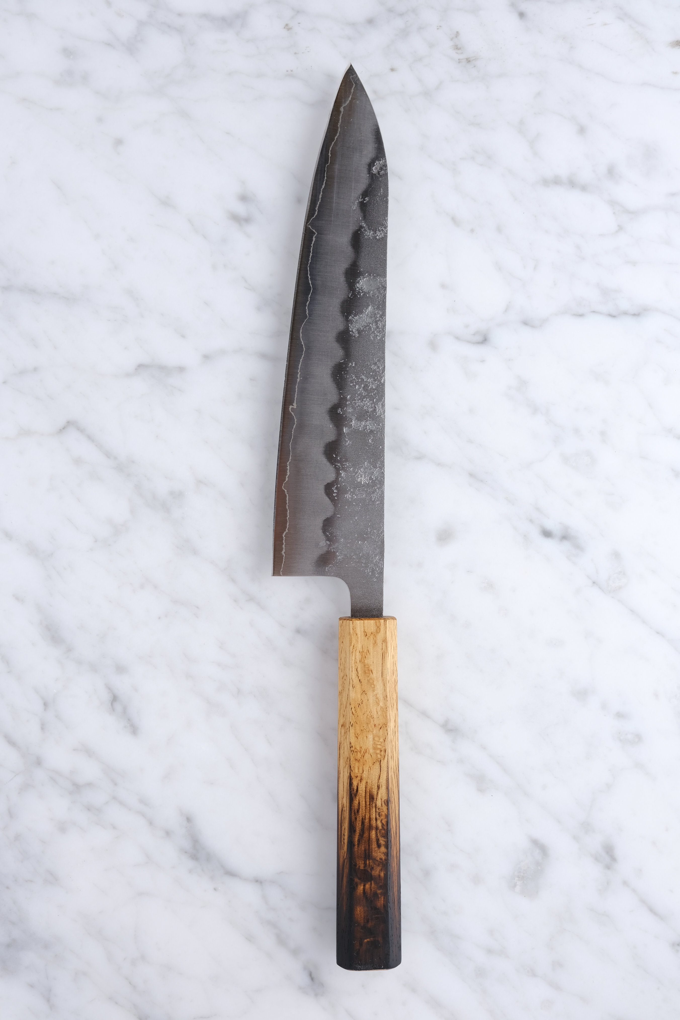 OUL Sakai Gin3 Brændt Eg - 210 mm Gyuto