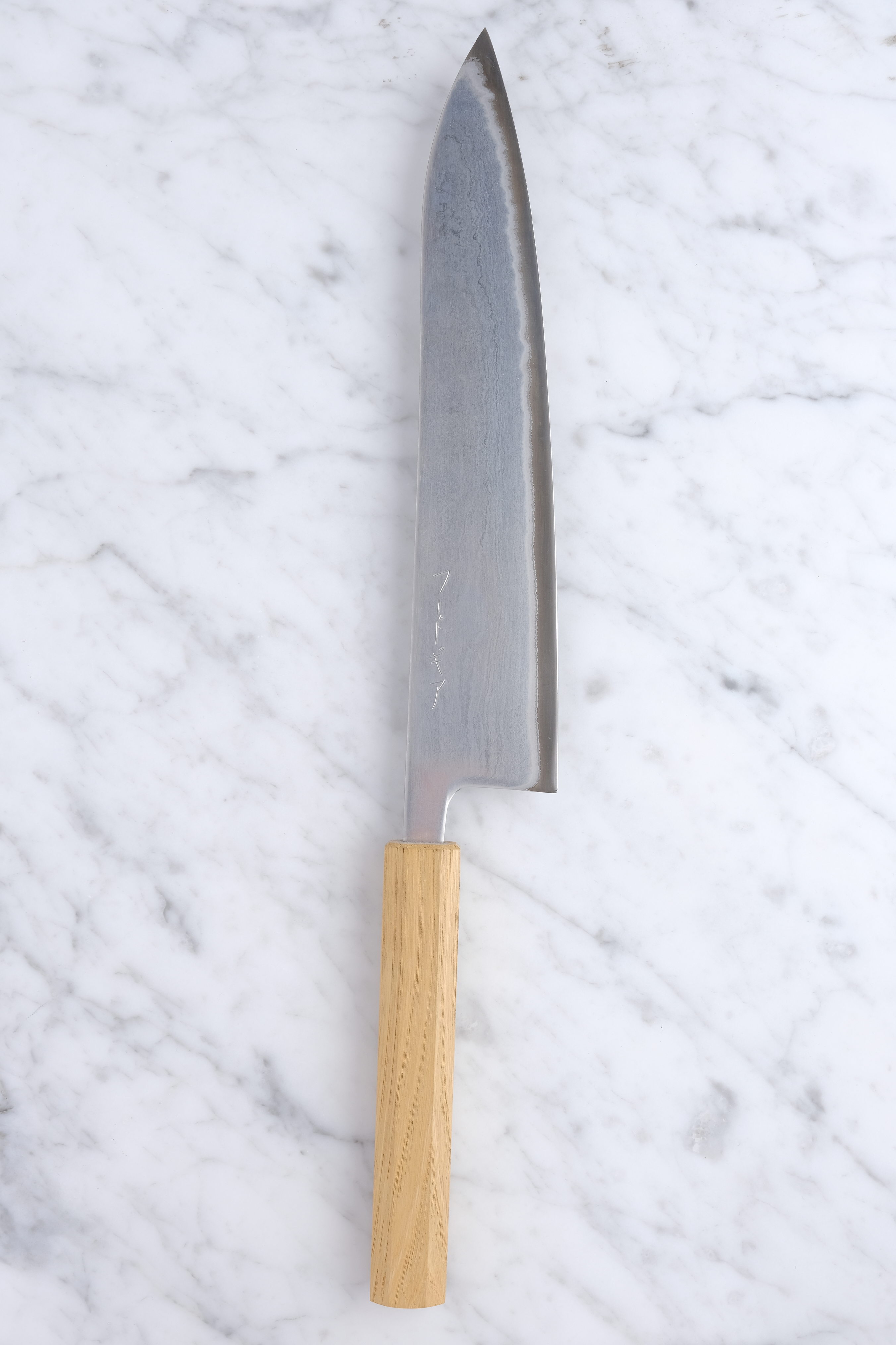 Foodgear Hamono 240 mm Weiß #1 Gyuto – Khii-Kastanie