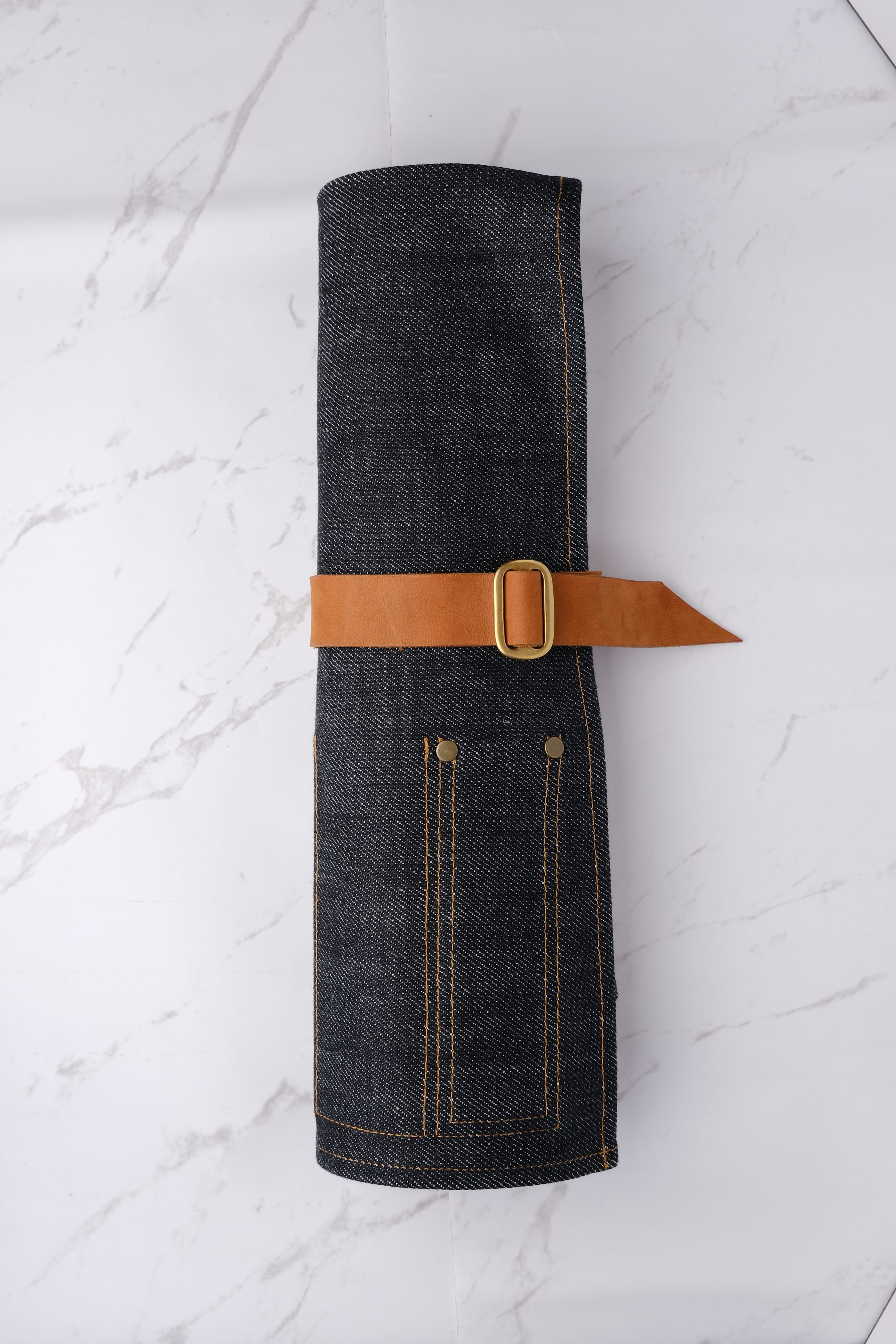 Kaneshige Denim Knife Roll Small