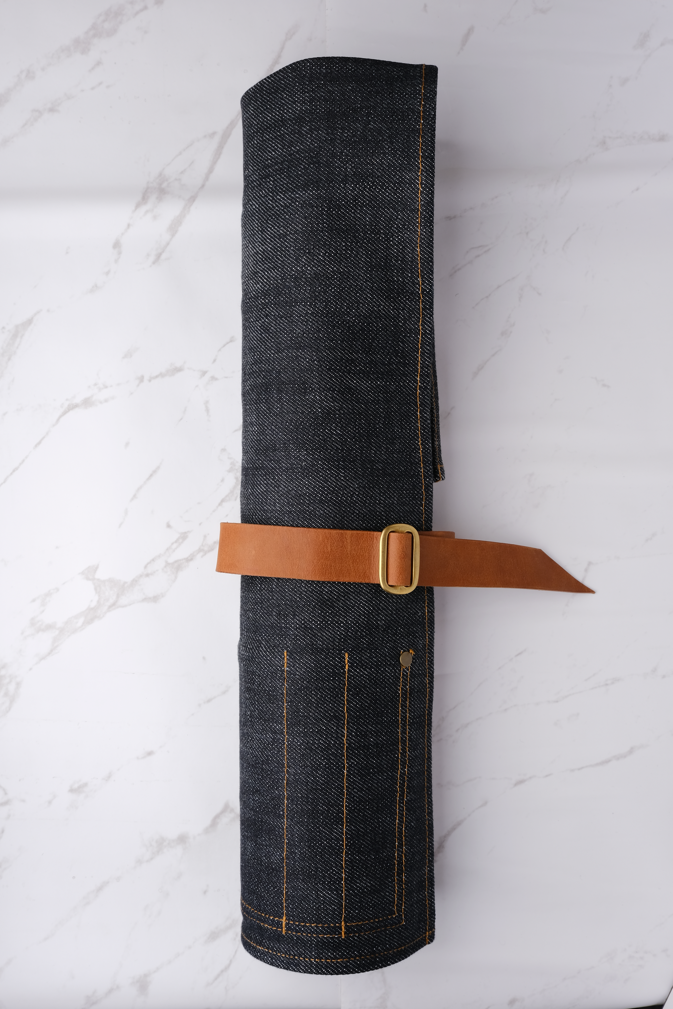 Kaneshige Denim Knife Roll Large