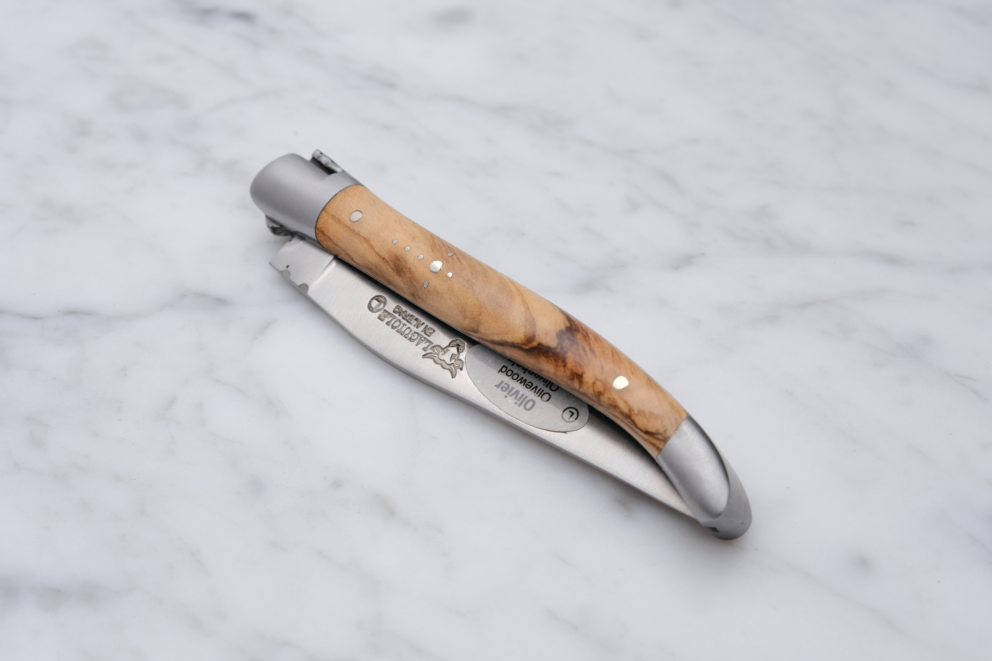 Laguiole Folding Knife 9cm - Olive