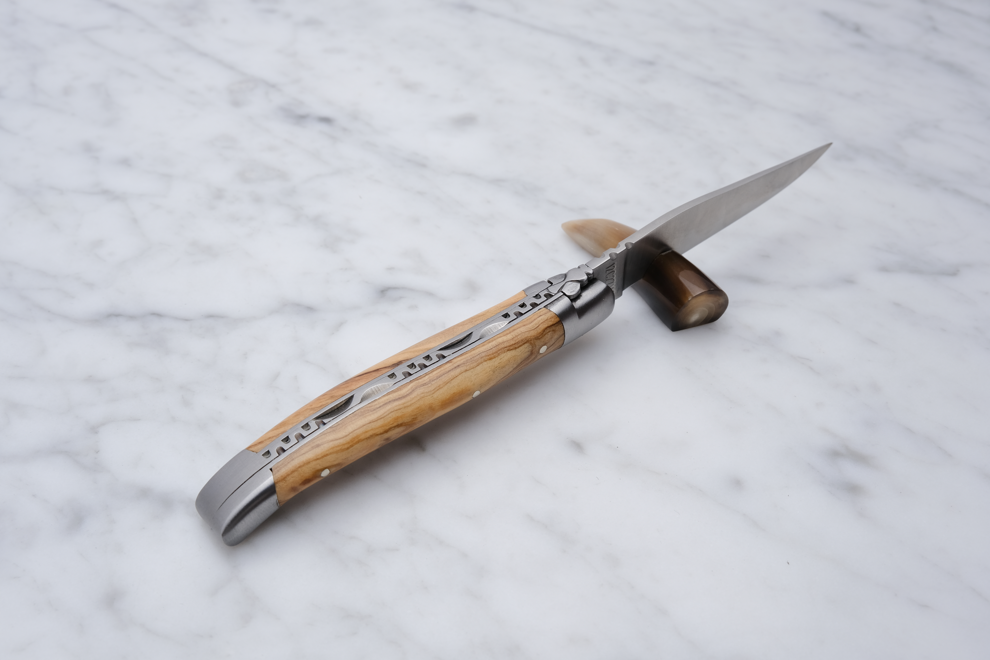Laguiole Folding Knife 9cm - Olive