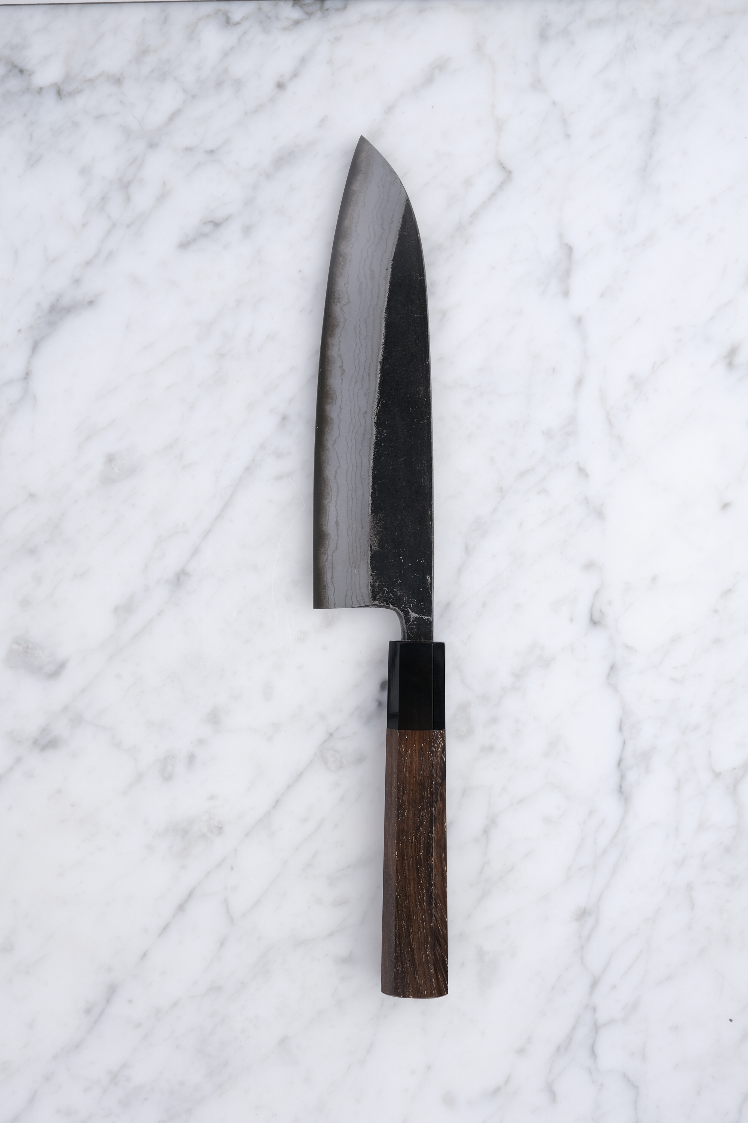 Hatsukokoro Kumokage 180mm Santoku - Aogami 2
