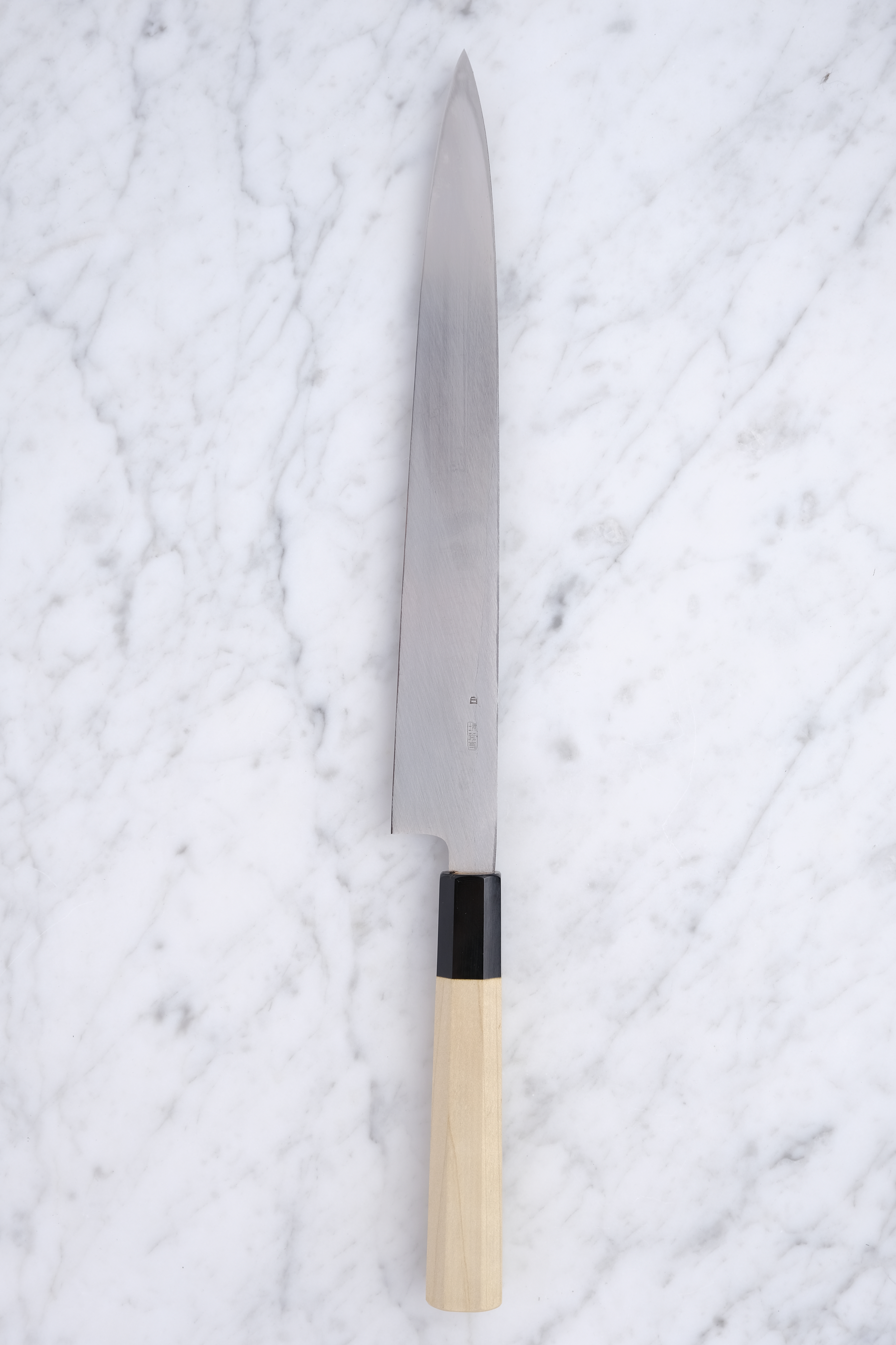 Sakai Kikumori Kikuzuki KU White 2 Yanagiba 270mm.