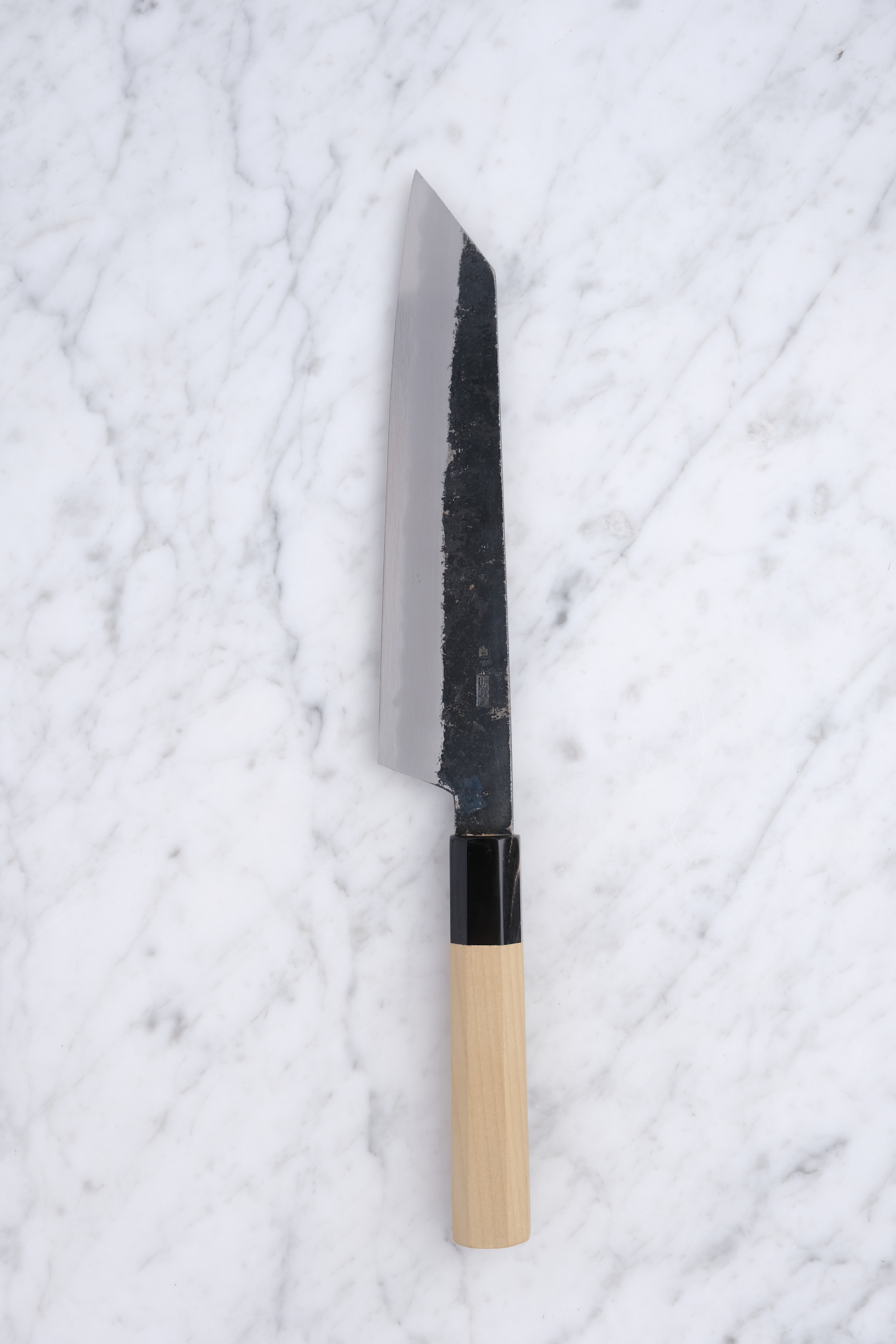 Sakai Kikumori Kikuzuki KU White 2 Kiritsuke Gyuto 210mm.