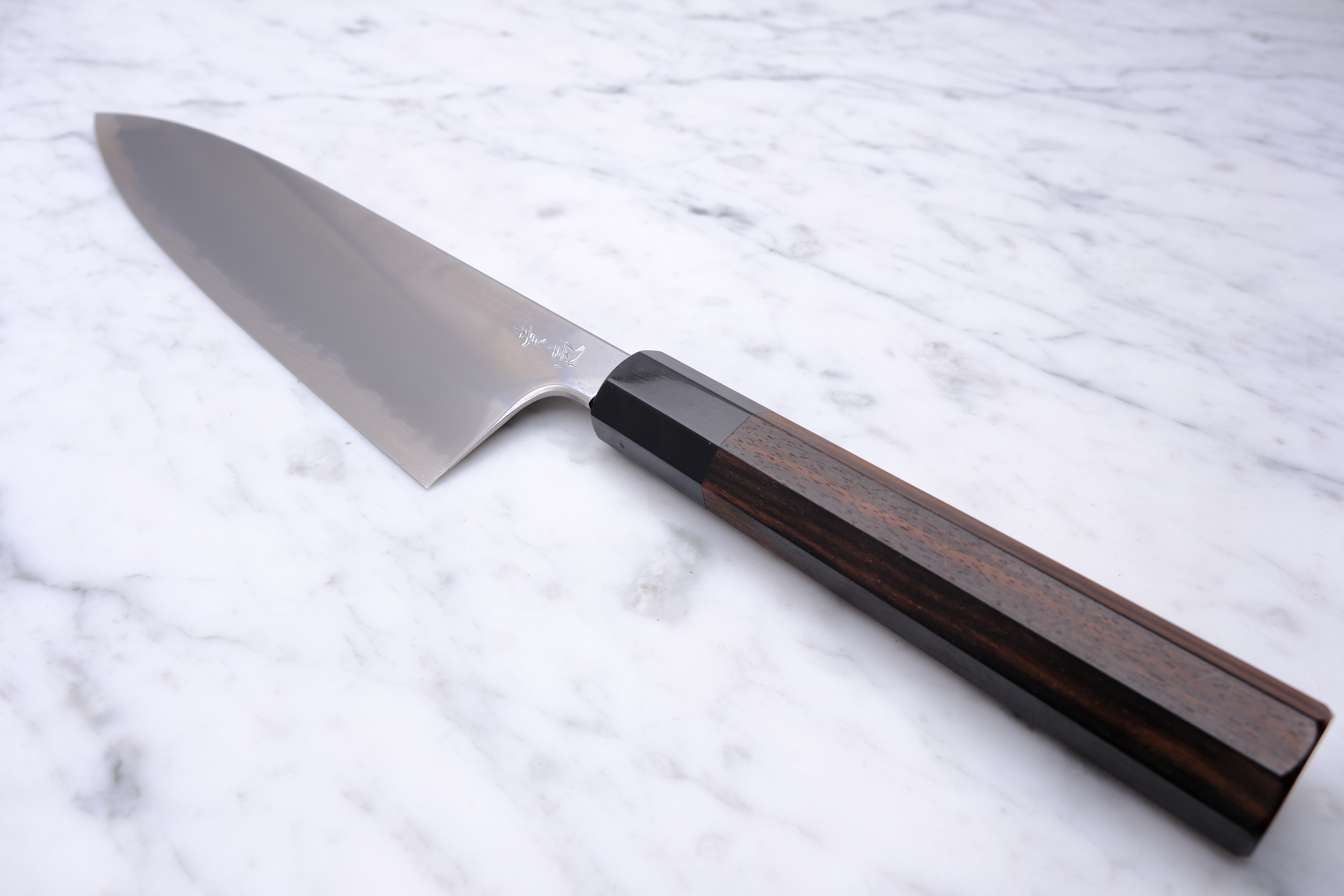 Konosuke BY 225 mm Gyuto Aogami 1 - Ebony