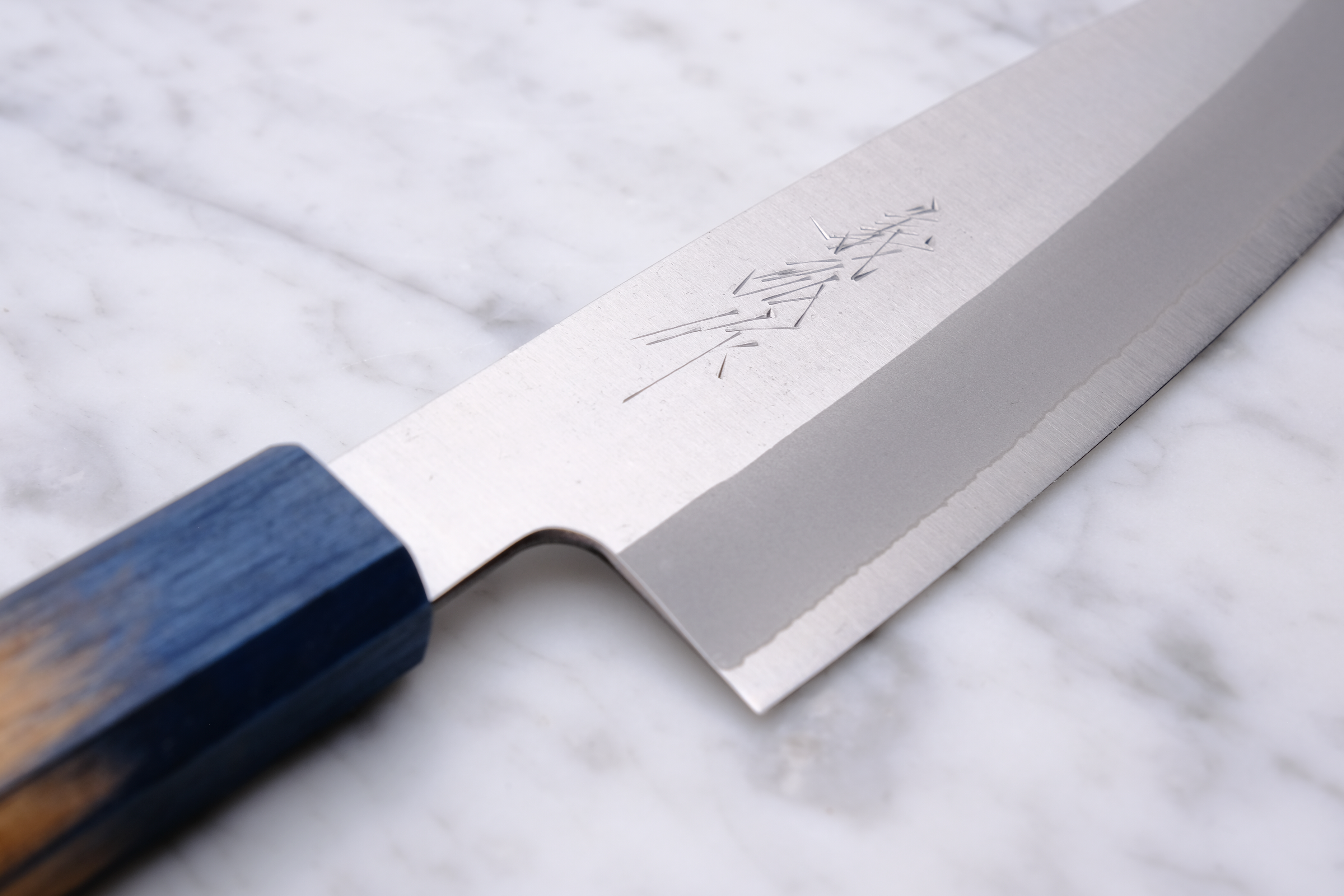 Anryu Tsushime 210mm. Gyuto blue #2