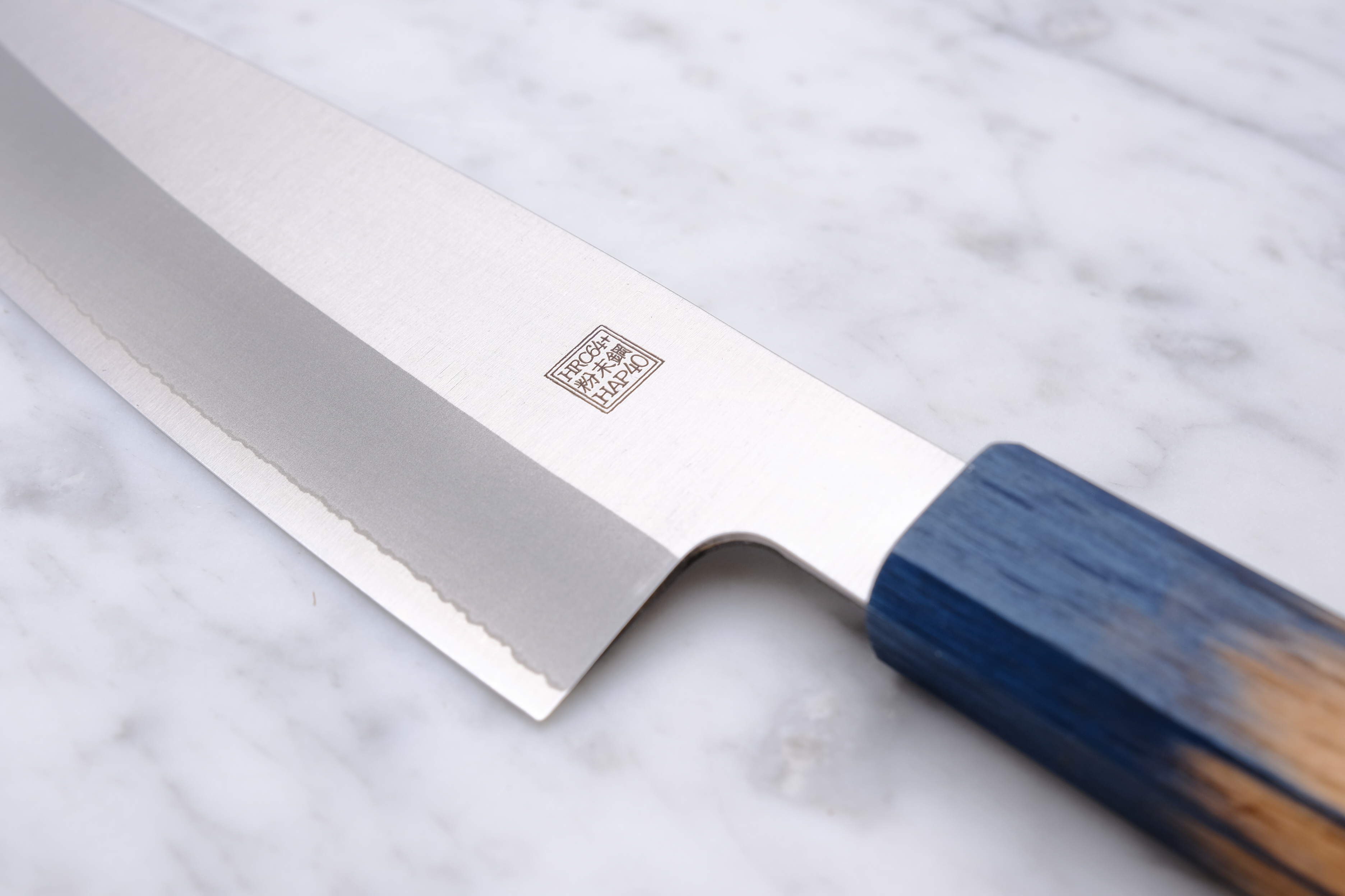 Anryu Tsushime 210mm. Gyuto blue #2