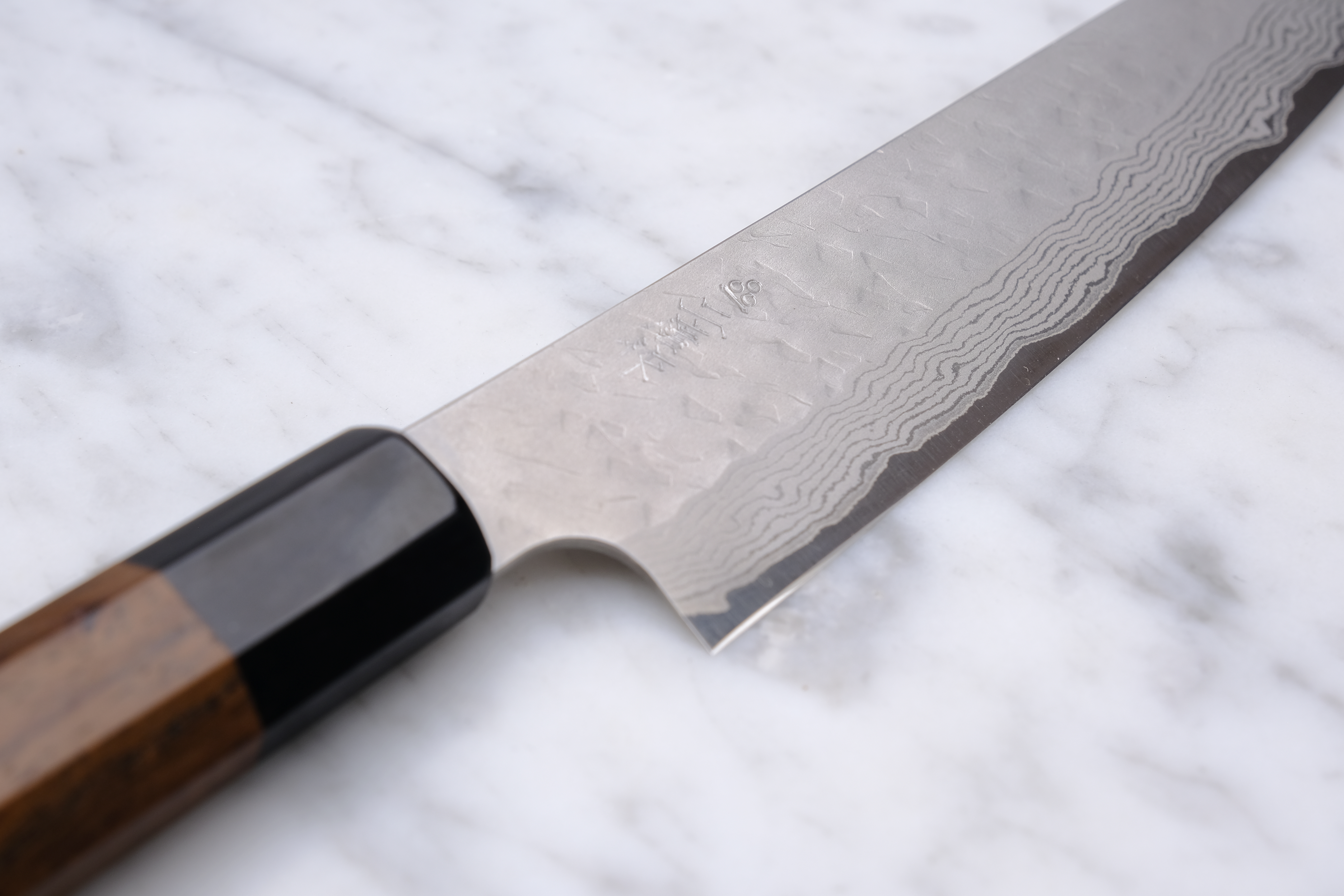 Nigara Hamono Migaki Damascus 150mm Petty - VG-10