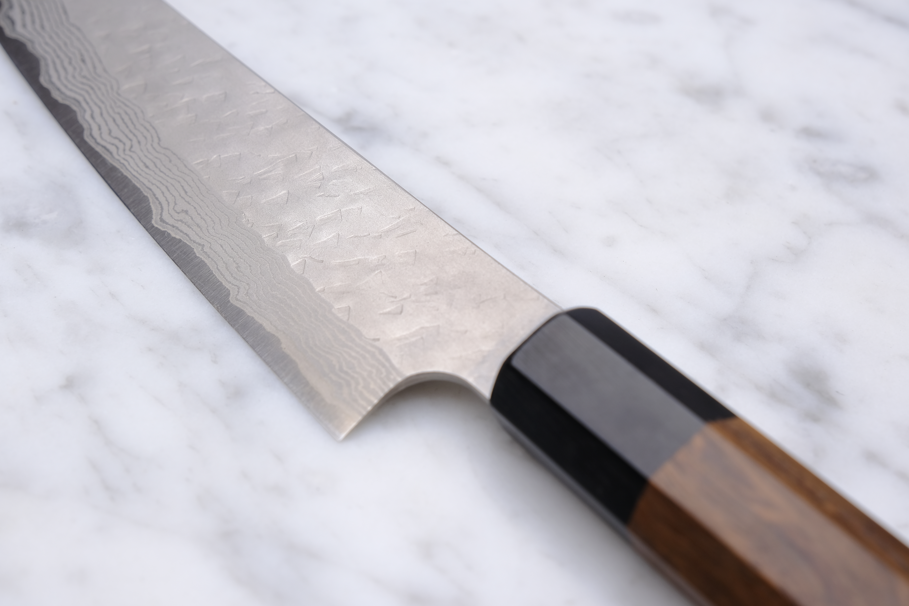 Nigara Hamono Migaki Damascus 150mm Petty - VG-10