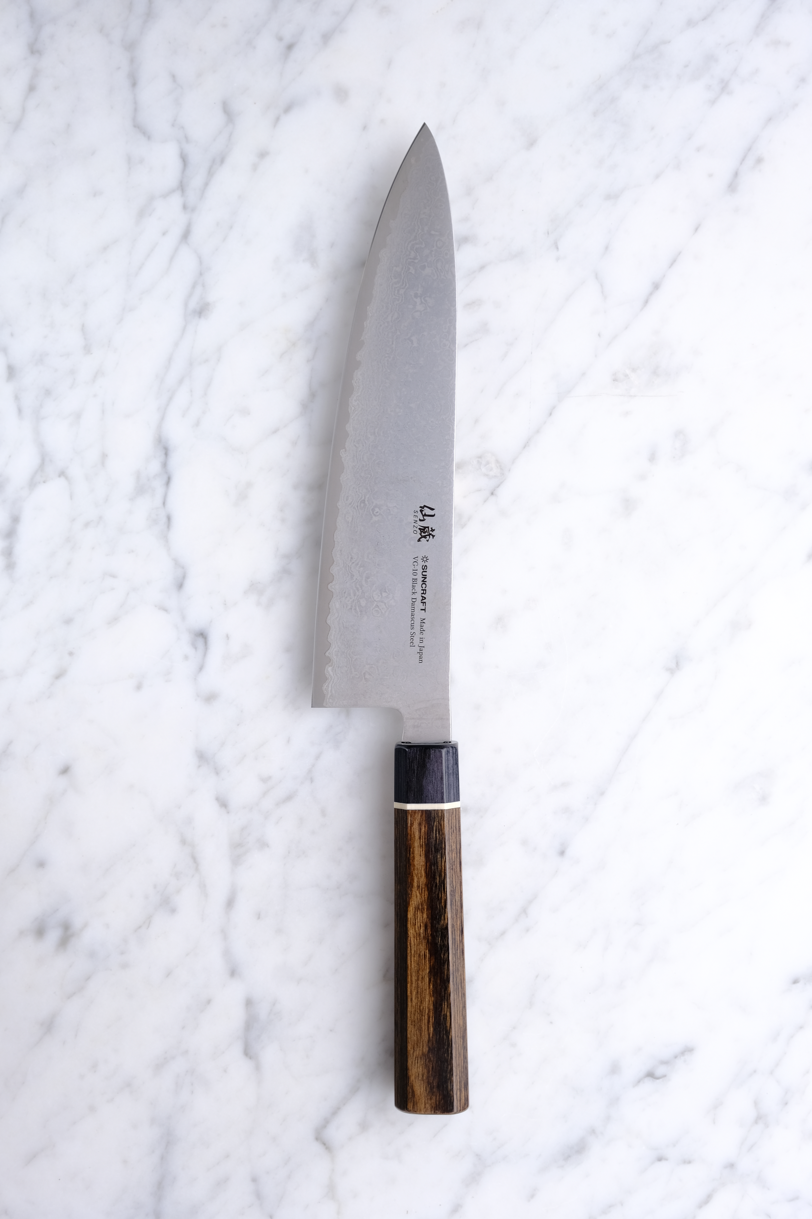 Suncraft Senzo Black - 210 mm Chef knife