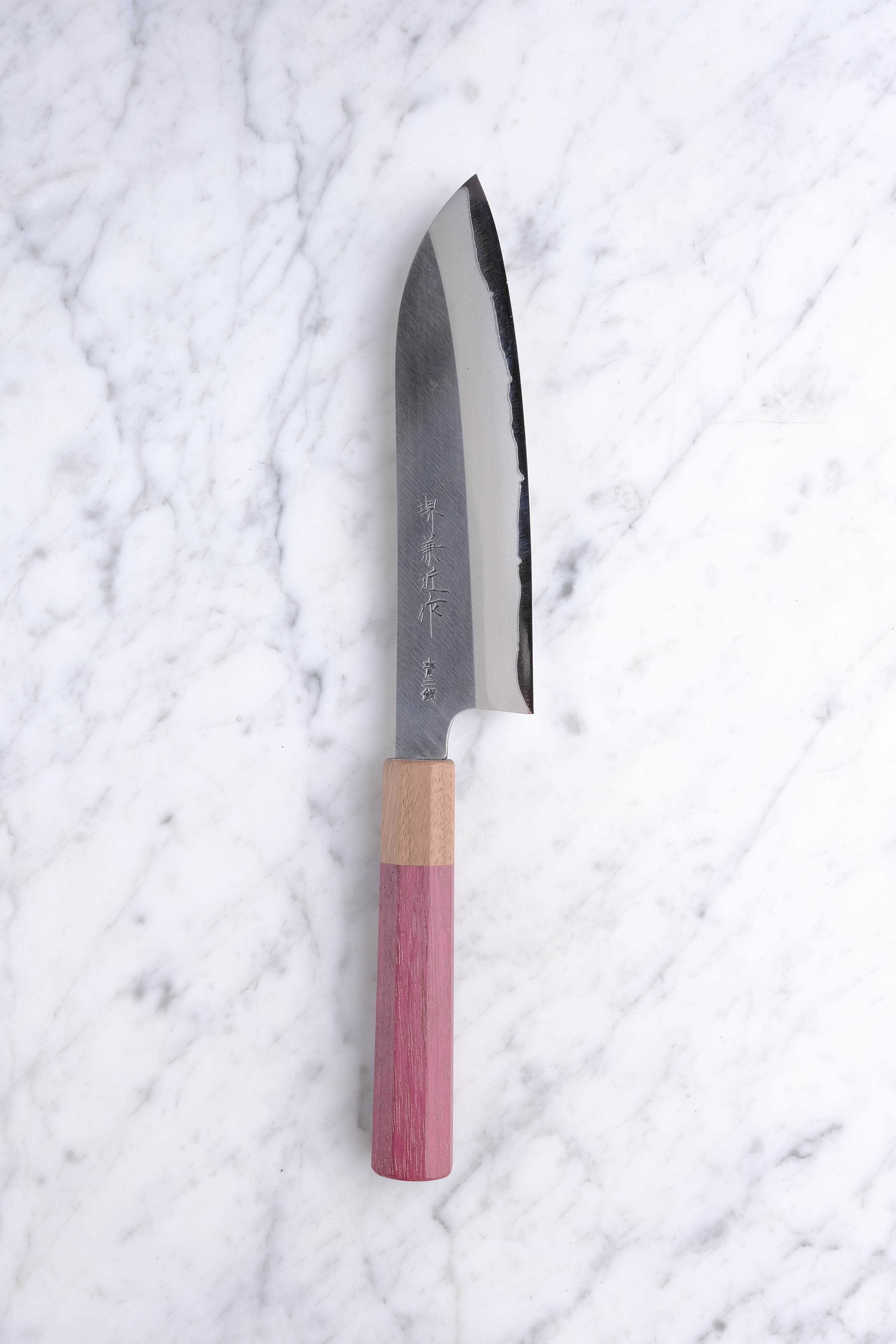 Sakai Kanechika Blue #2 Purpleheart - 165 mm Santoku