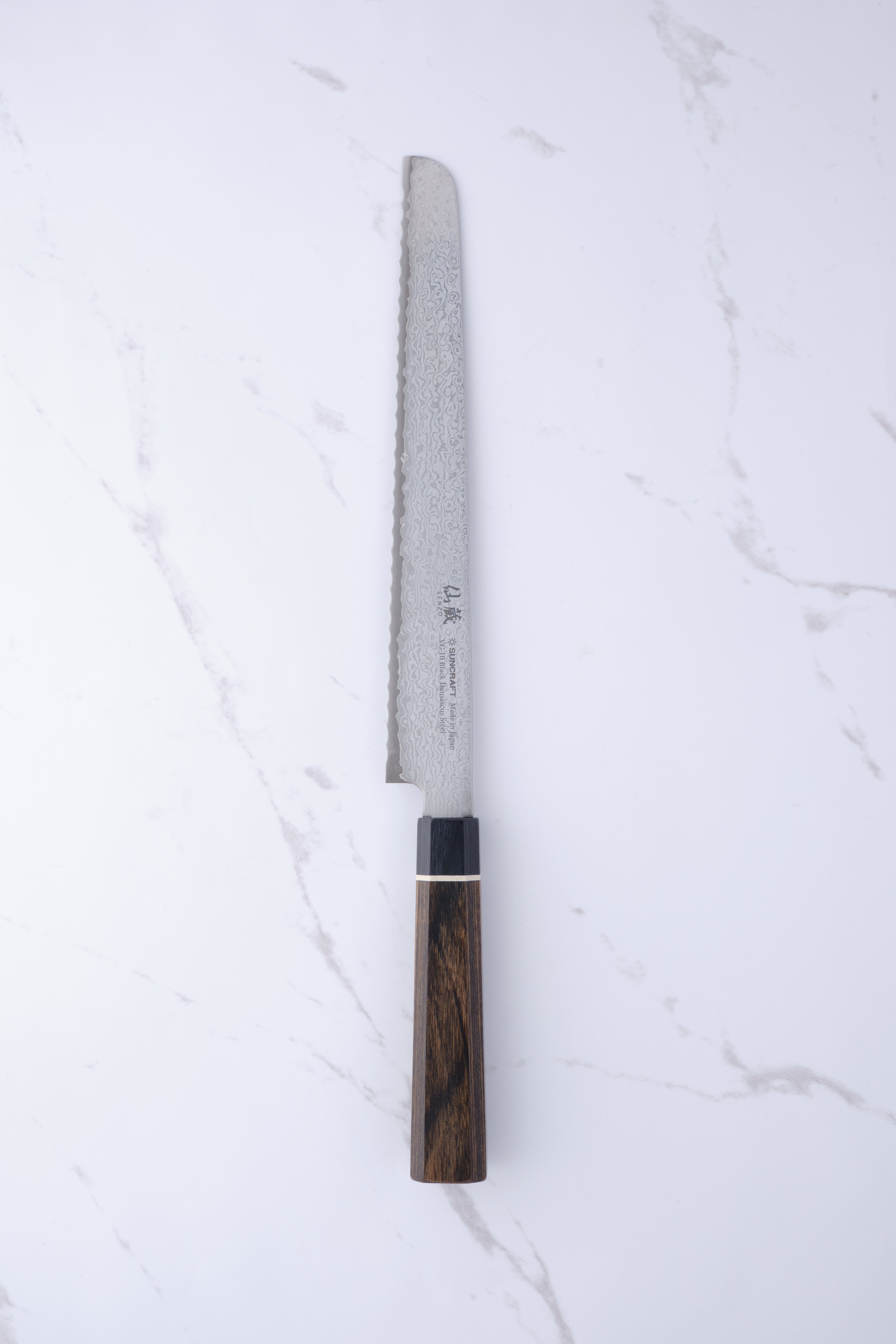 Suncraft Black 220 mm Bread knife