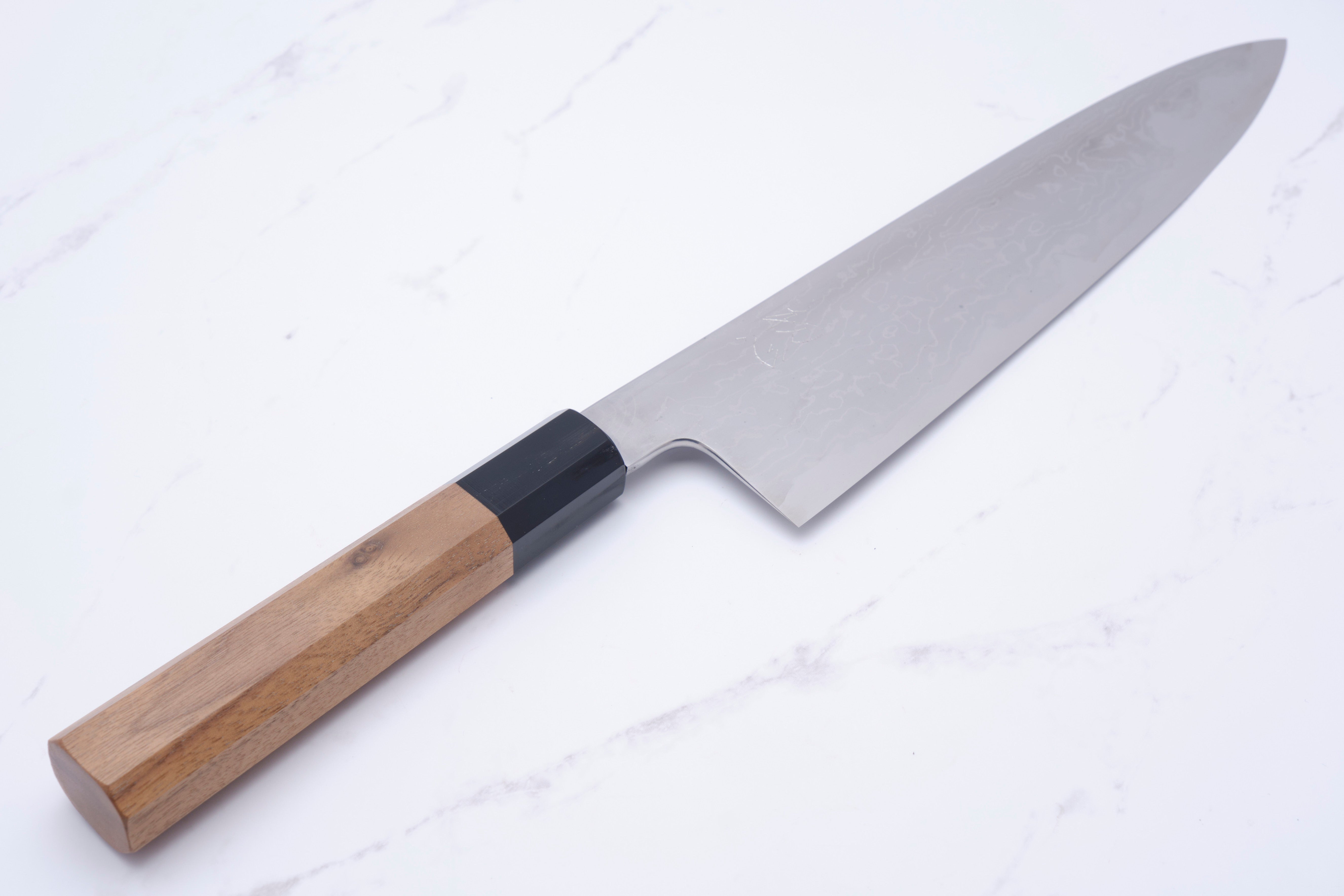 Hatsukokoro Komorebi 210 mm Chef's Knife Damascus Aogami-1