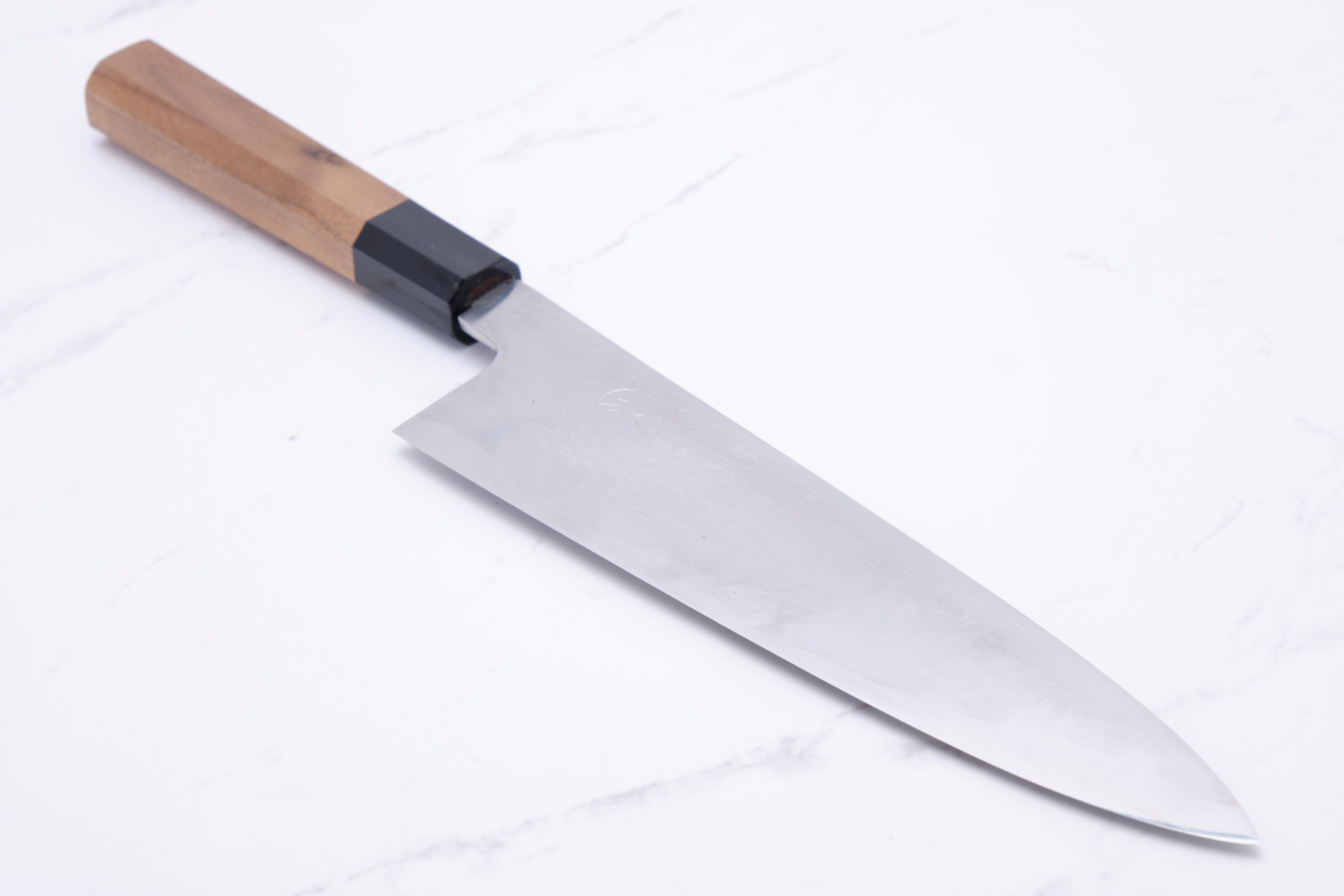 Hatsukokoro Komorebi 210 mm Chef's Knife Damascus Aogami-1