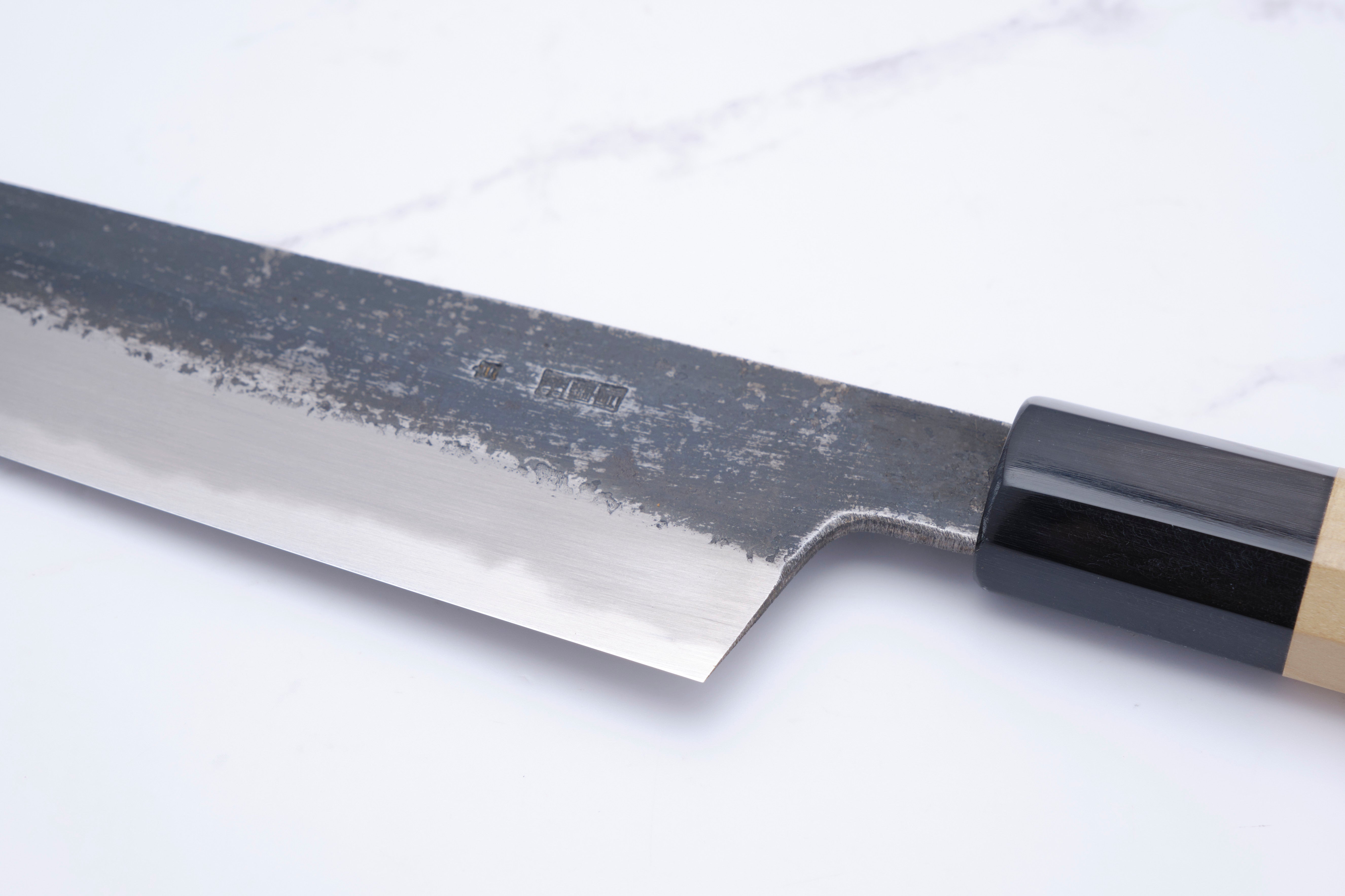 Sakai Kikumori Kikuzuki KU Weiß 2 Bunka 180mm.