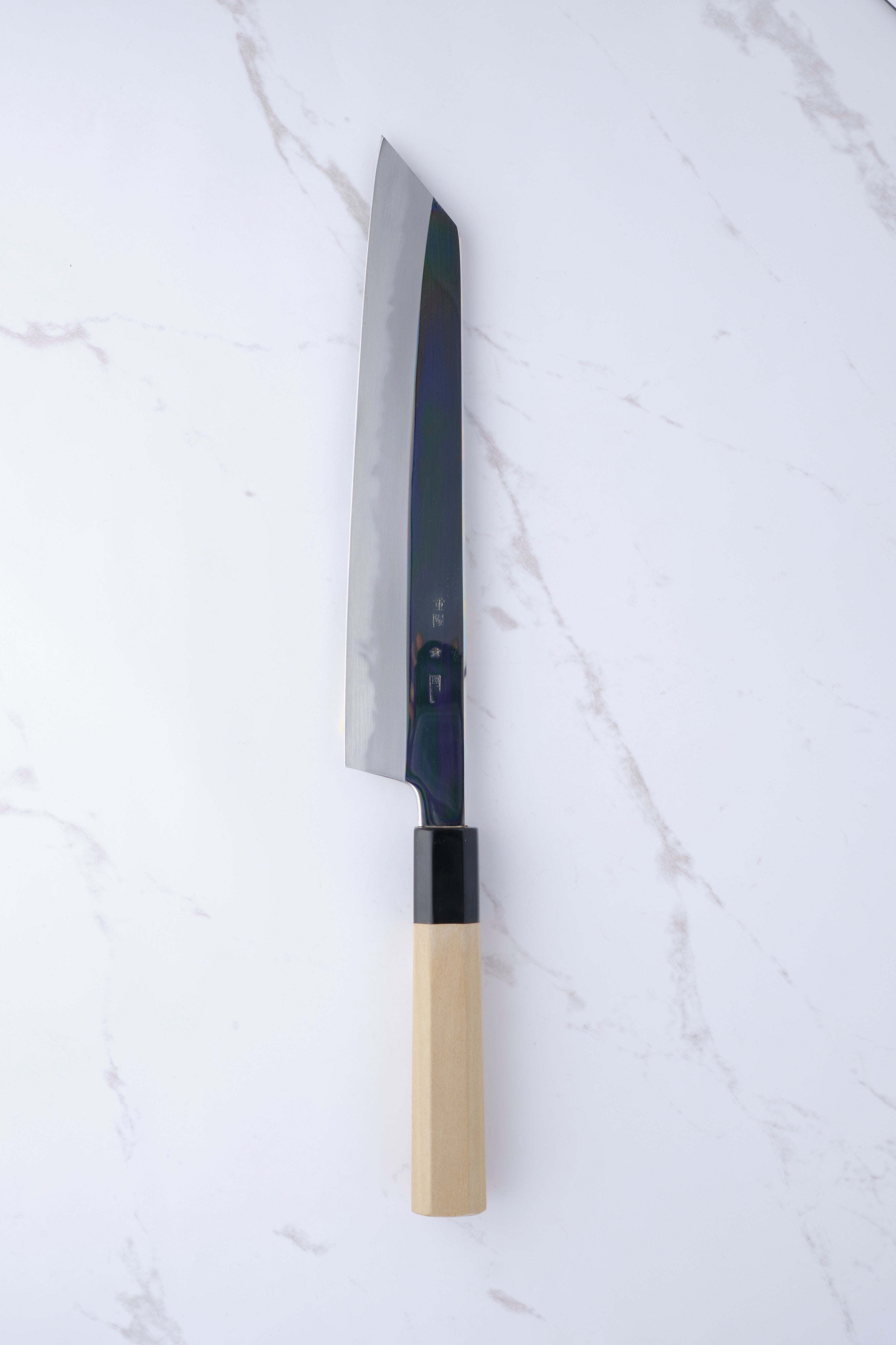 Sakai Kikumori Choyo Blue 1 Kiritsuke Gyuto 240mm.