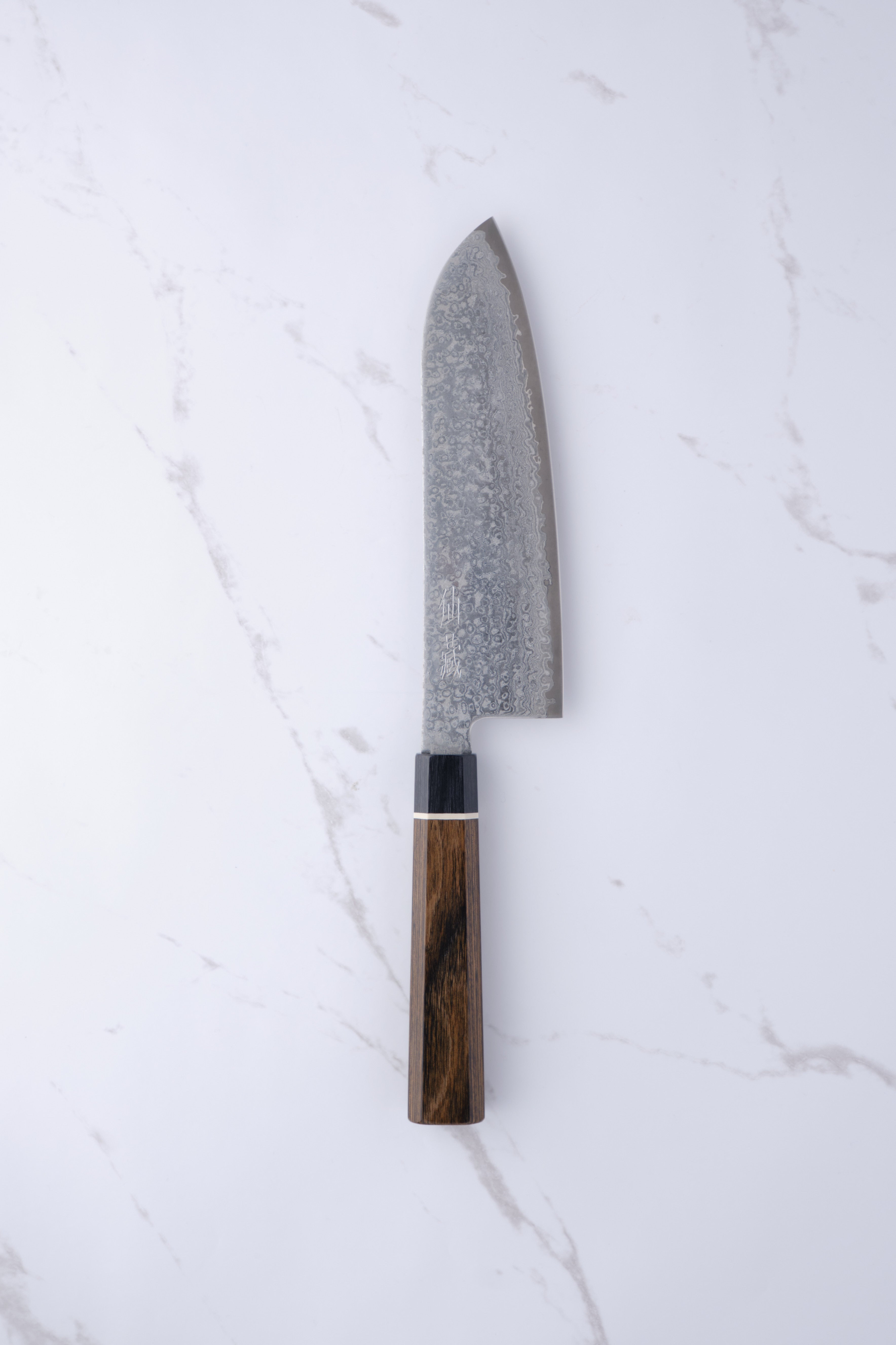Suncraft Schwarzes Santoku 167 mm