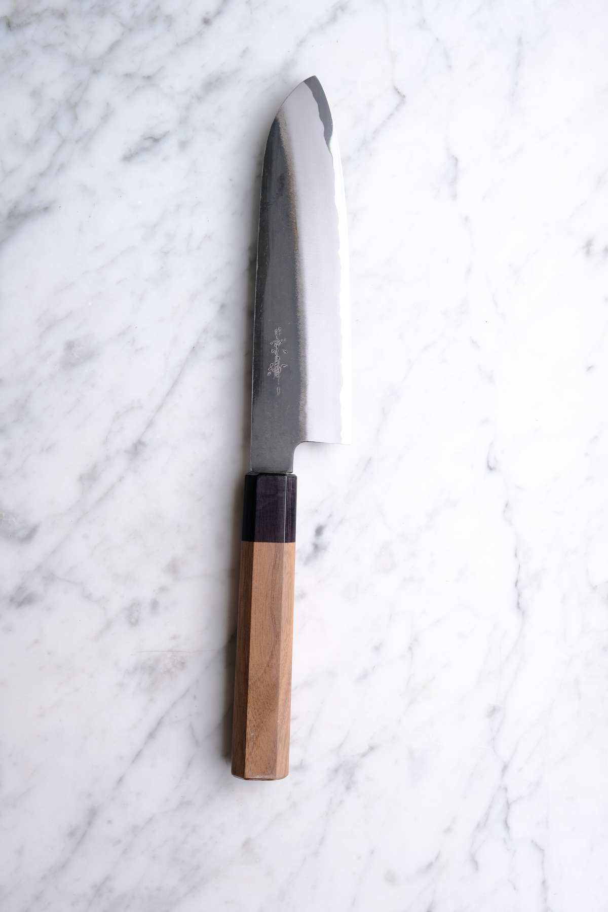 Kagekiyo Aogami #2 Kurouchi Walnuss - 165 mm Santoku