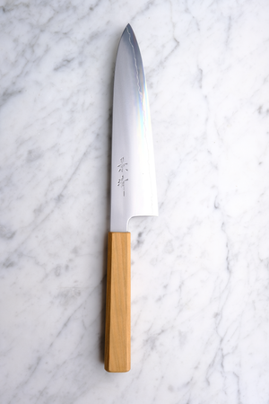 Kagekiyo Oboroba Ginsan WS Sakura - 210 mm Gyuto