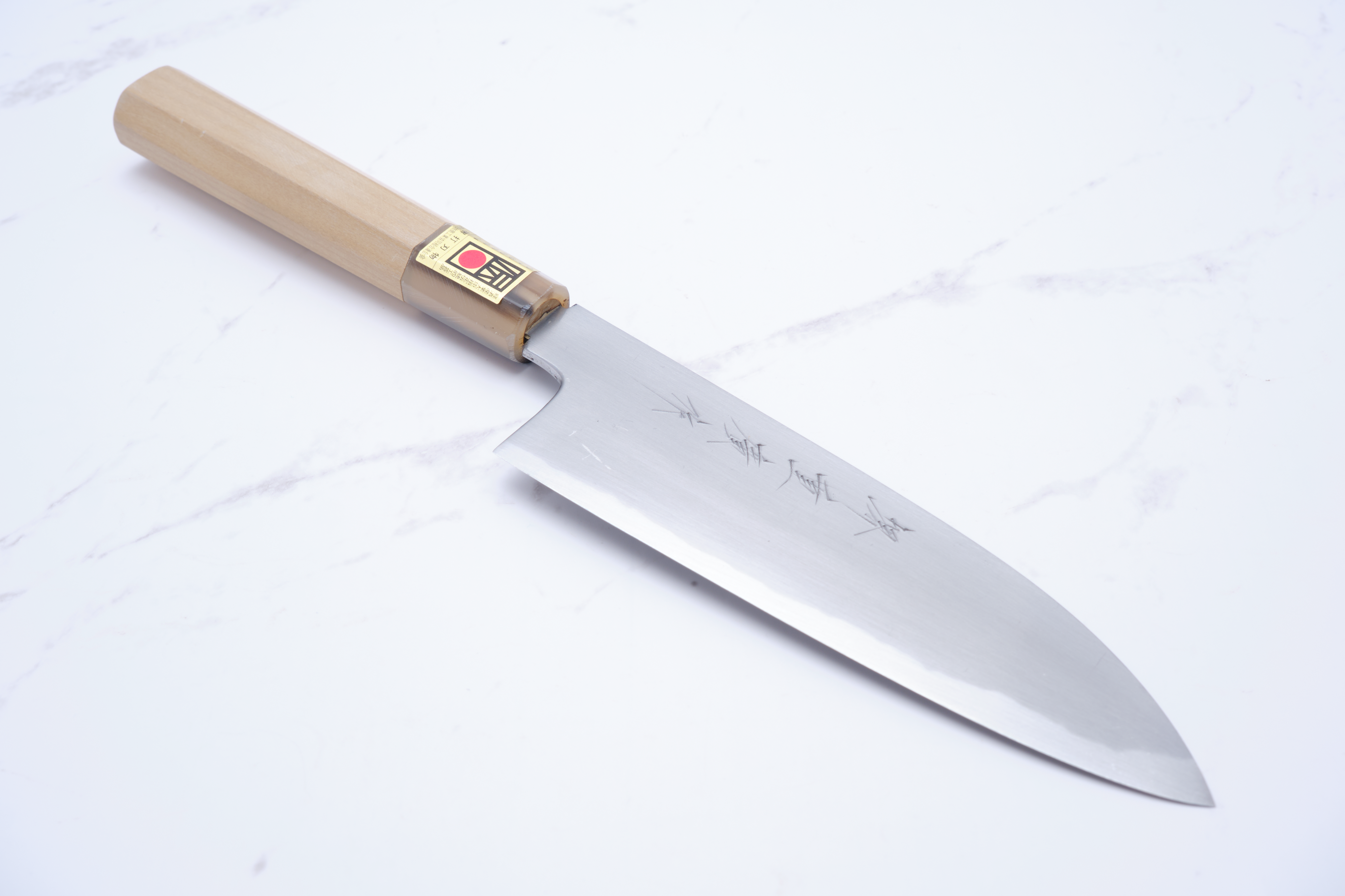 Shigehiro Kasahara 165 mm Santoku White-2