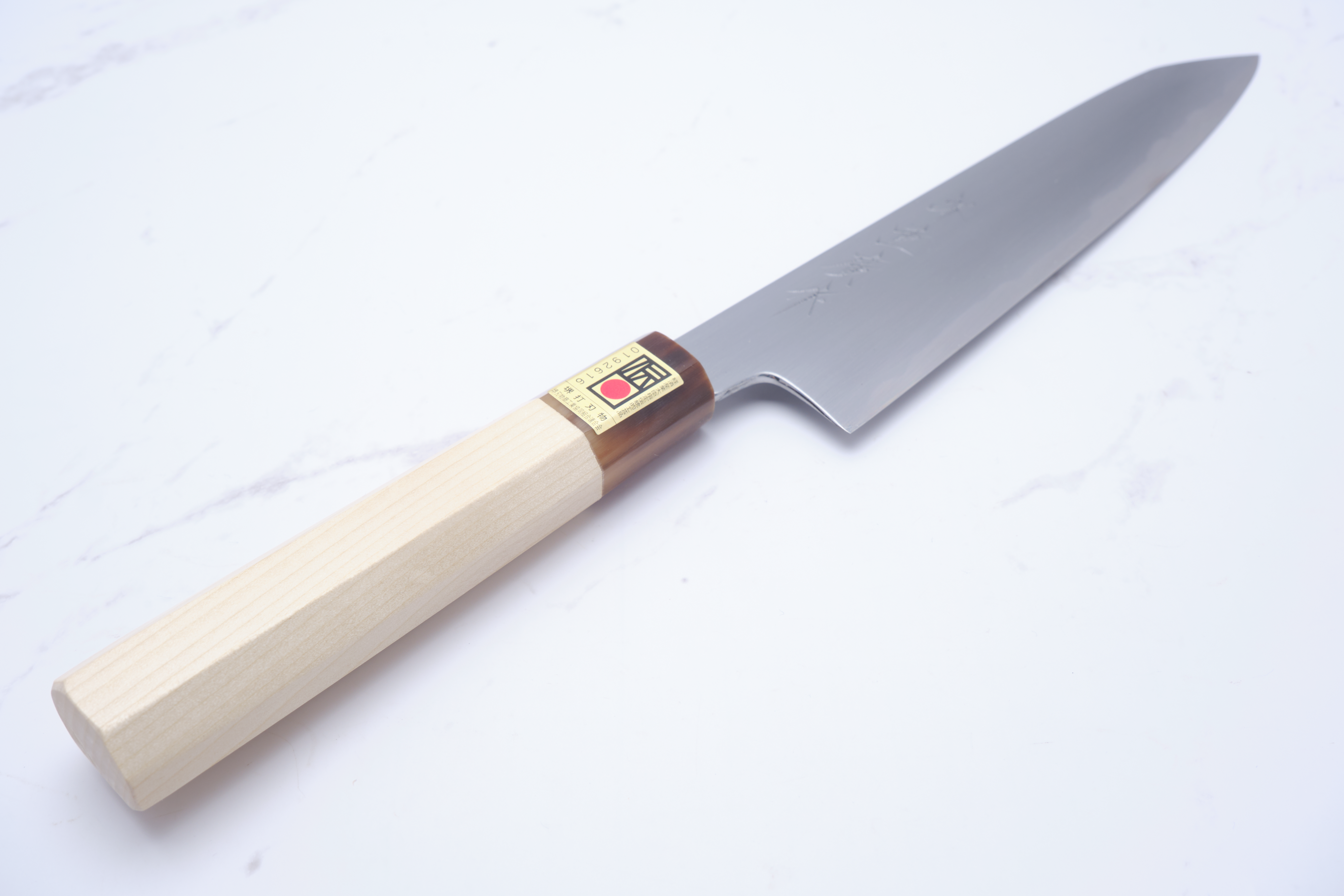 Shigehiro Kasahara 210 mm K-Tip Gyuto Weiß-2