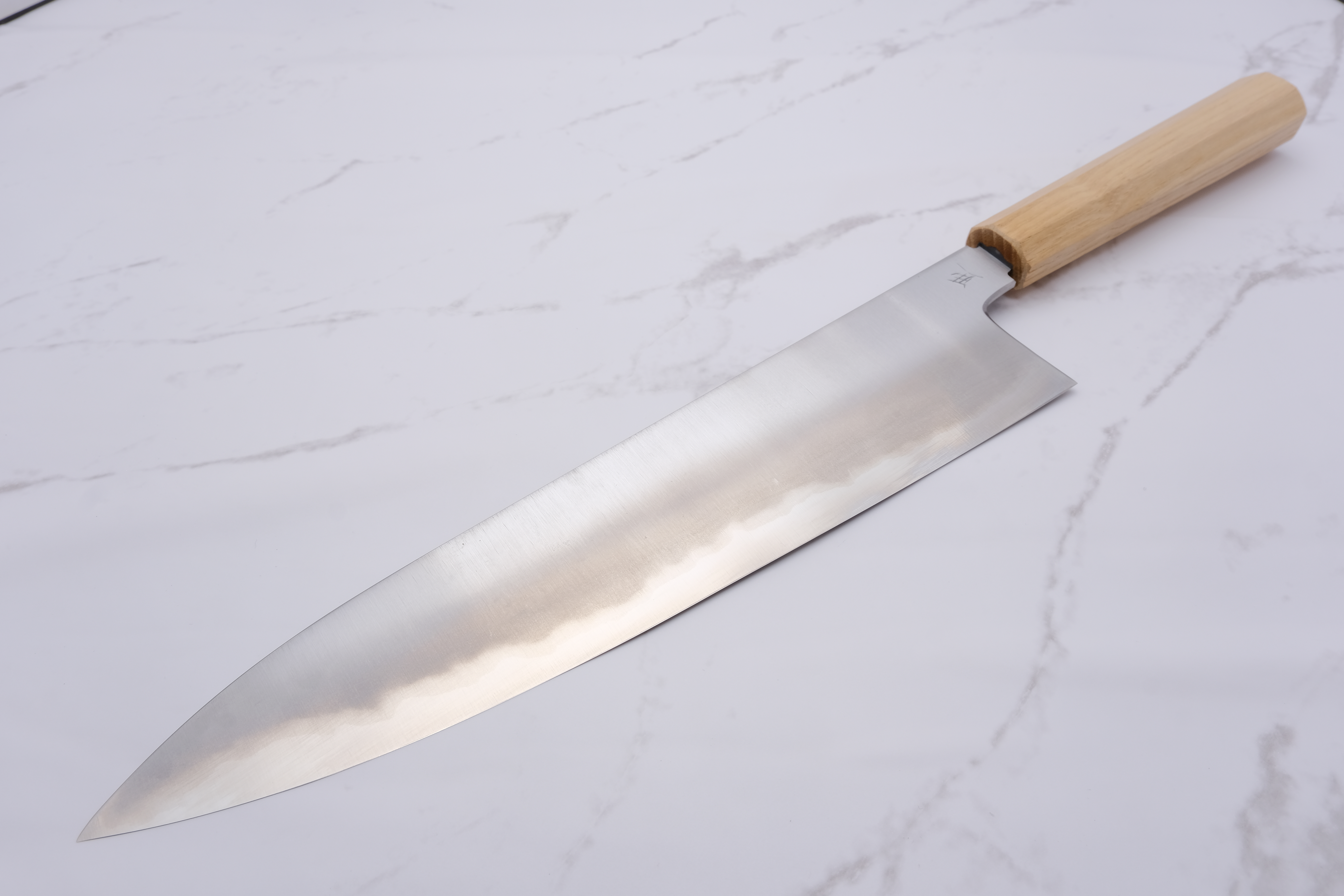Konosuke WT 255mm Gyuto Shirogami 2 - Kastanie