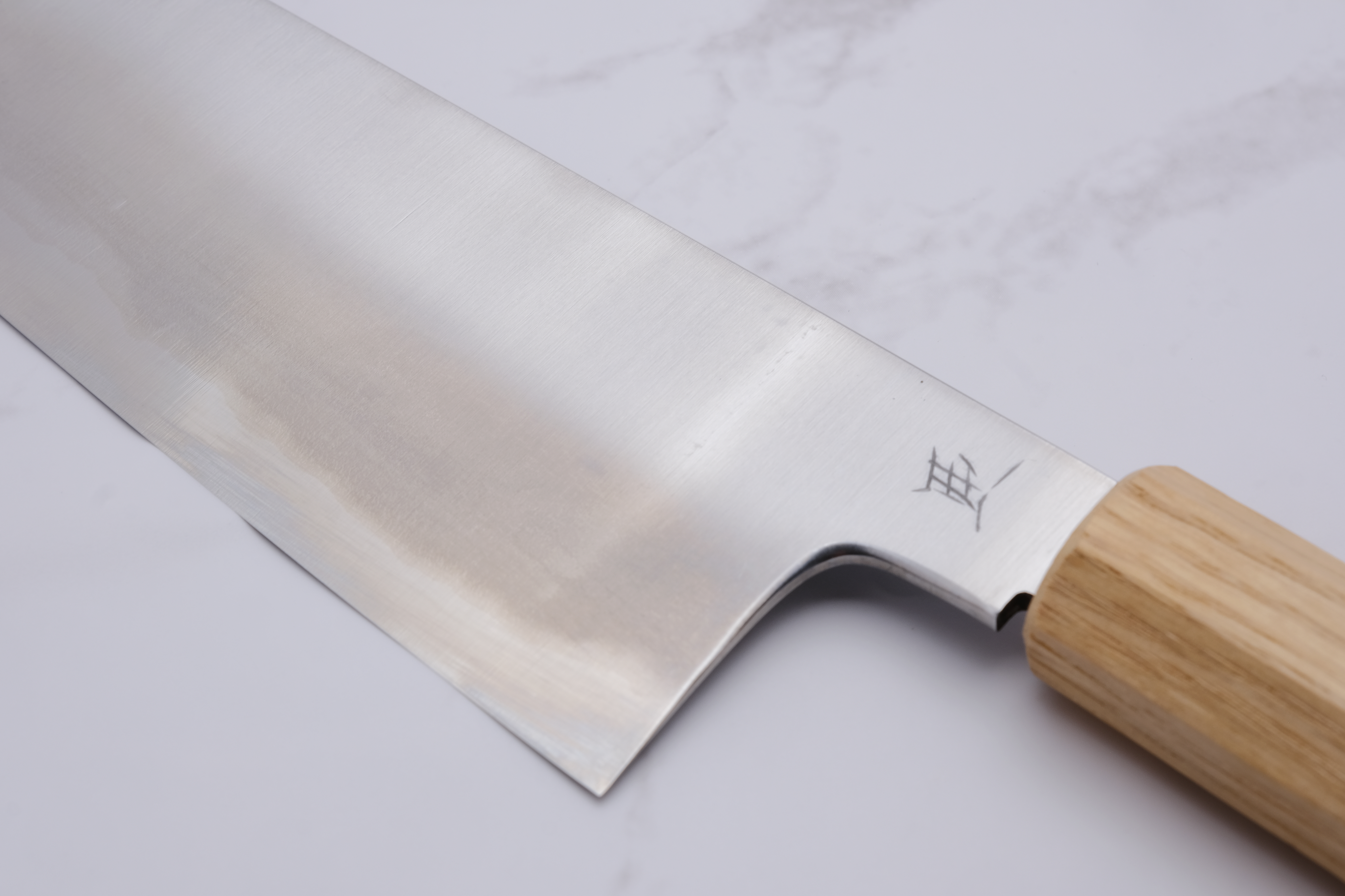 Konosuke WT 255mm Gyuto Shirogami 2 - Kastanie