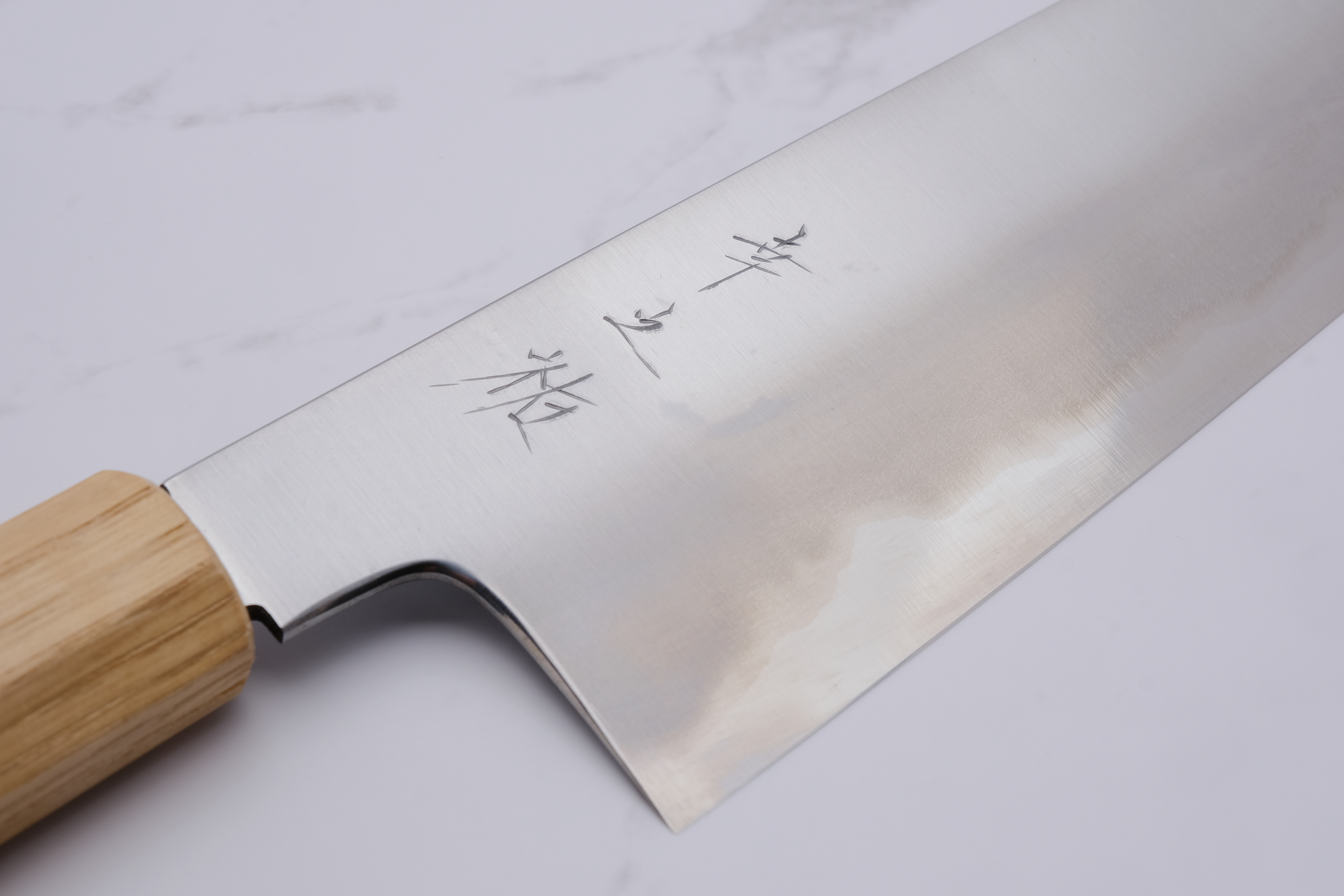 Konosuke WT 255mm Gyuto Shirogami 2 - Kastanie