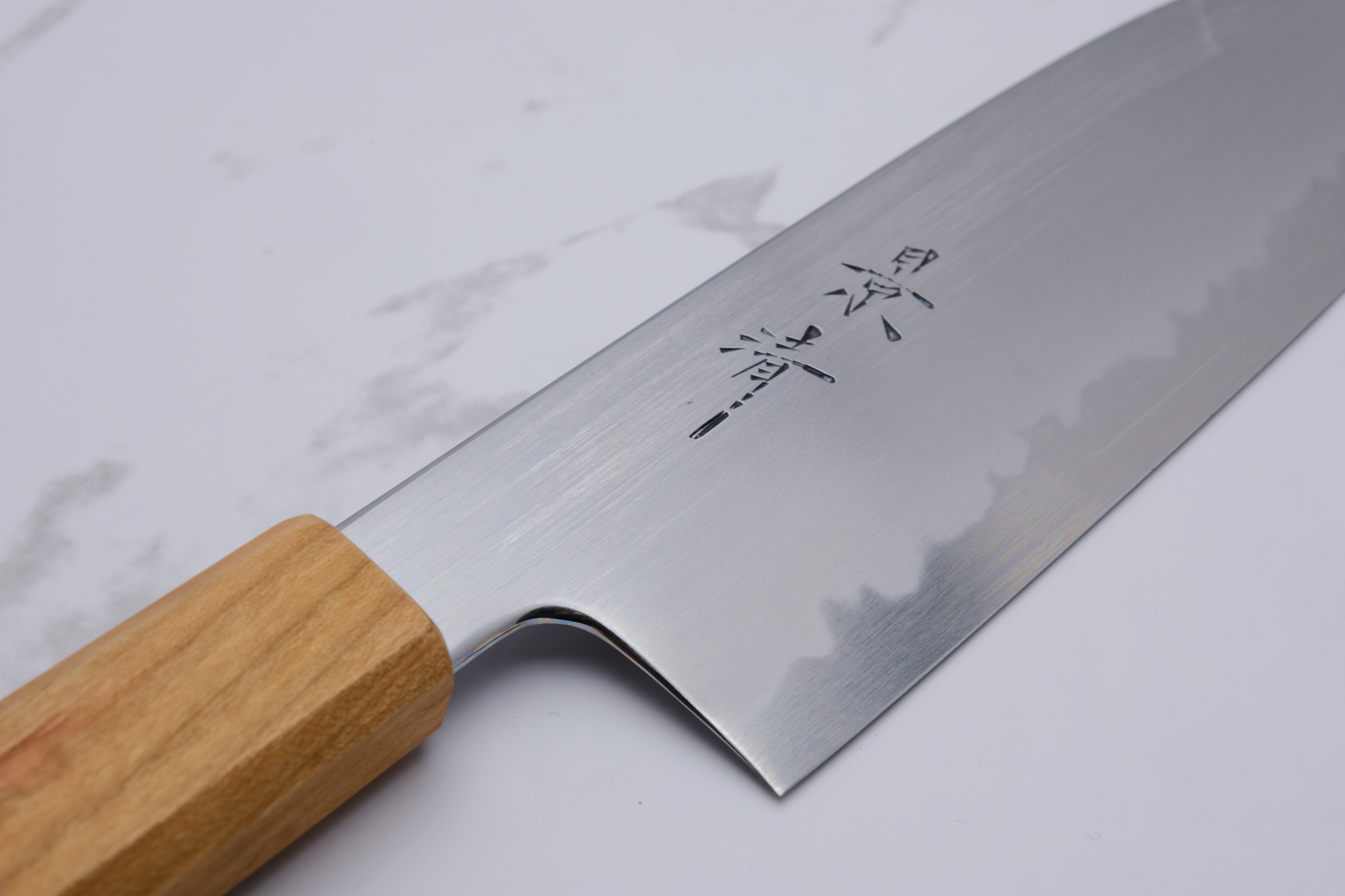 Kagekiyo - White #2 170 mm Santoku - Sakura handle