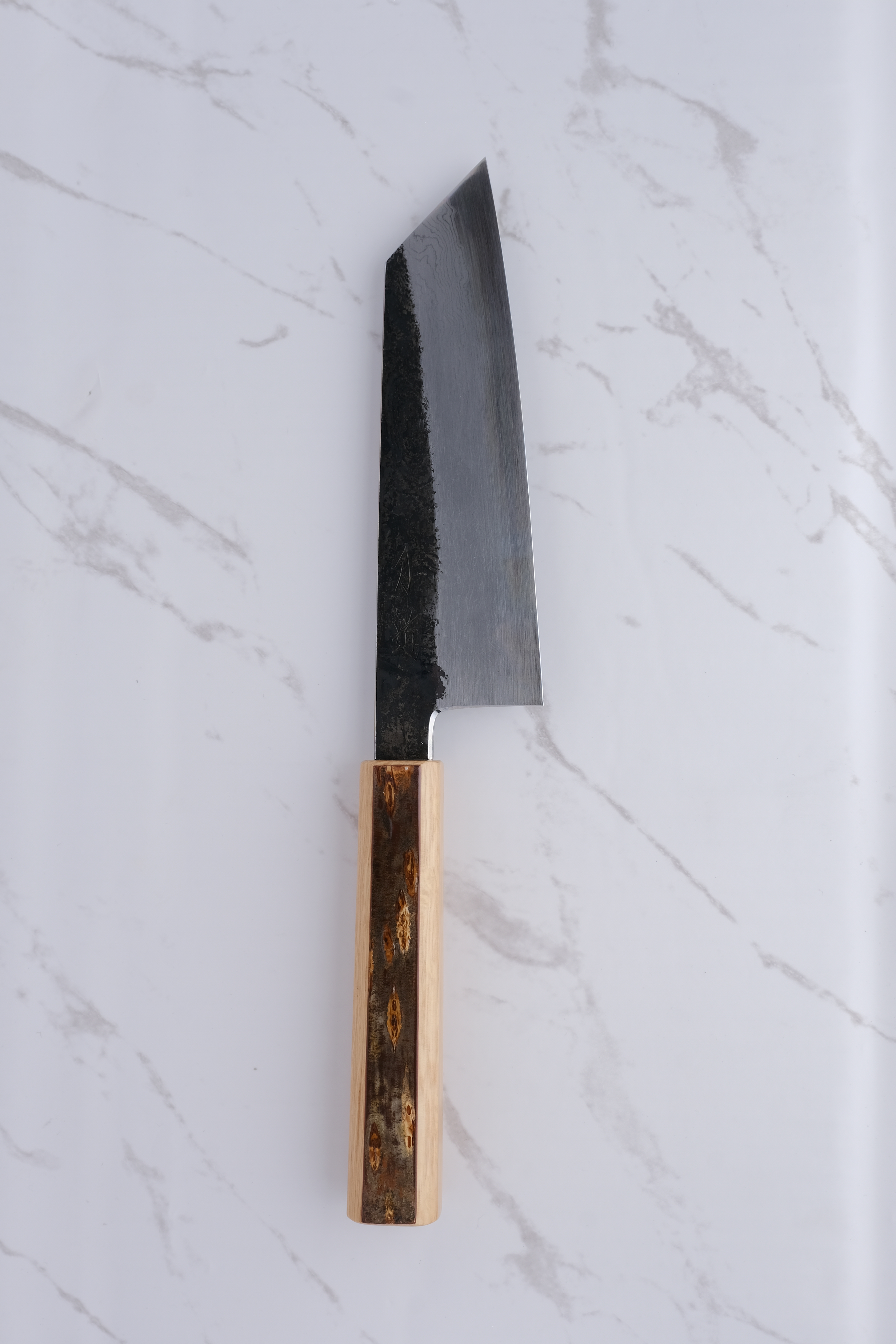 HADO Sumi 180mm Bunka Blue #1 Damaskus