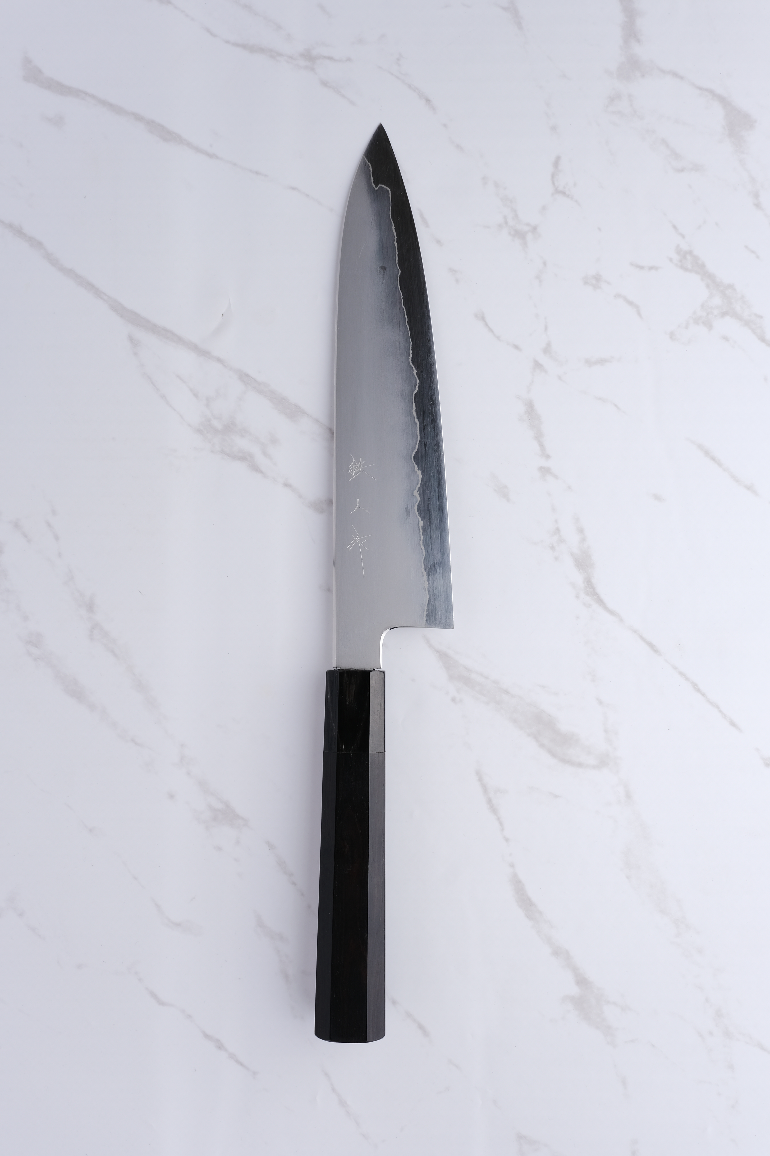 Tetsujin Hamono Kasumi Ginsan Ebenholz - 210 mm Gyuto
