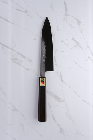 Ikeda Abura-Honyaki Shirogami 3 Ebenholz - 180 mm Gyuto