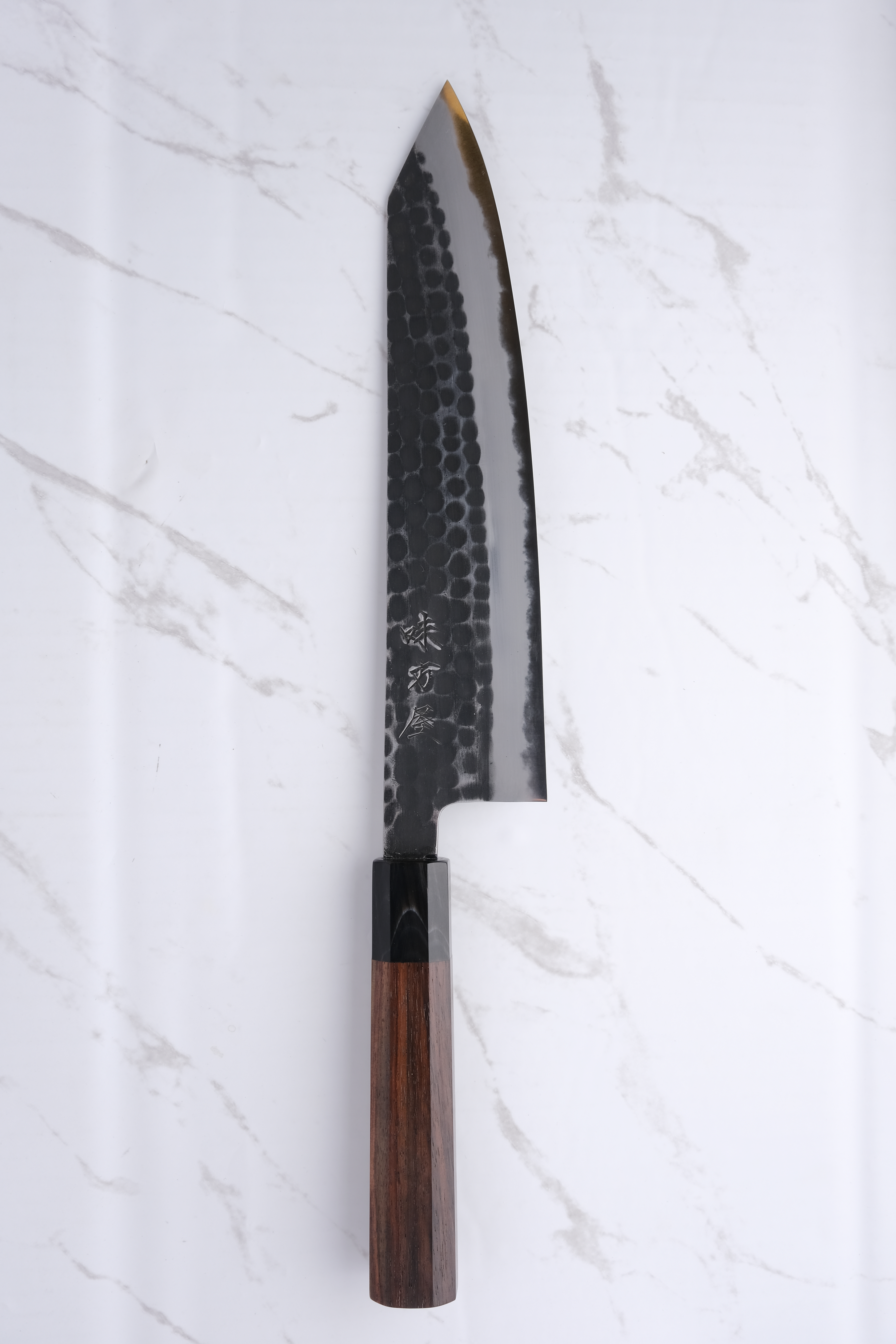 Mutsumi Hinoura Ajikataya 240mm Kiritsuke Gyuto - Shirogami #2
