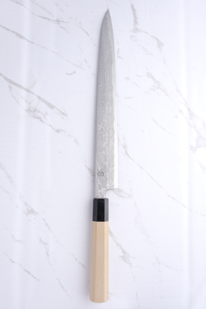 Sakai Kikumori Kikuzuki Uzu 300mm. Yanagiba – Blau#1