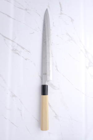 Sakai Kikumori Kikuzuki Uzu 270mm. Yanagiba – Blau#1