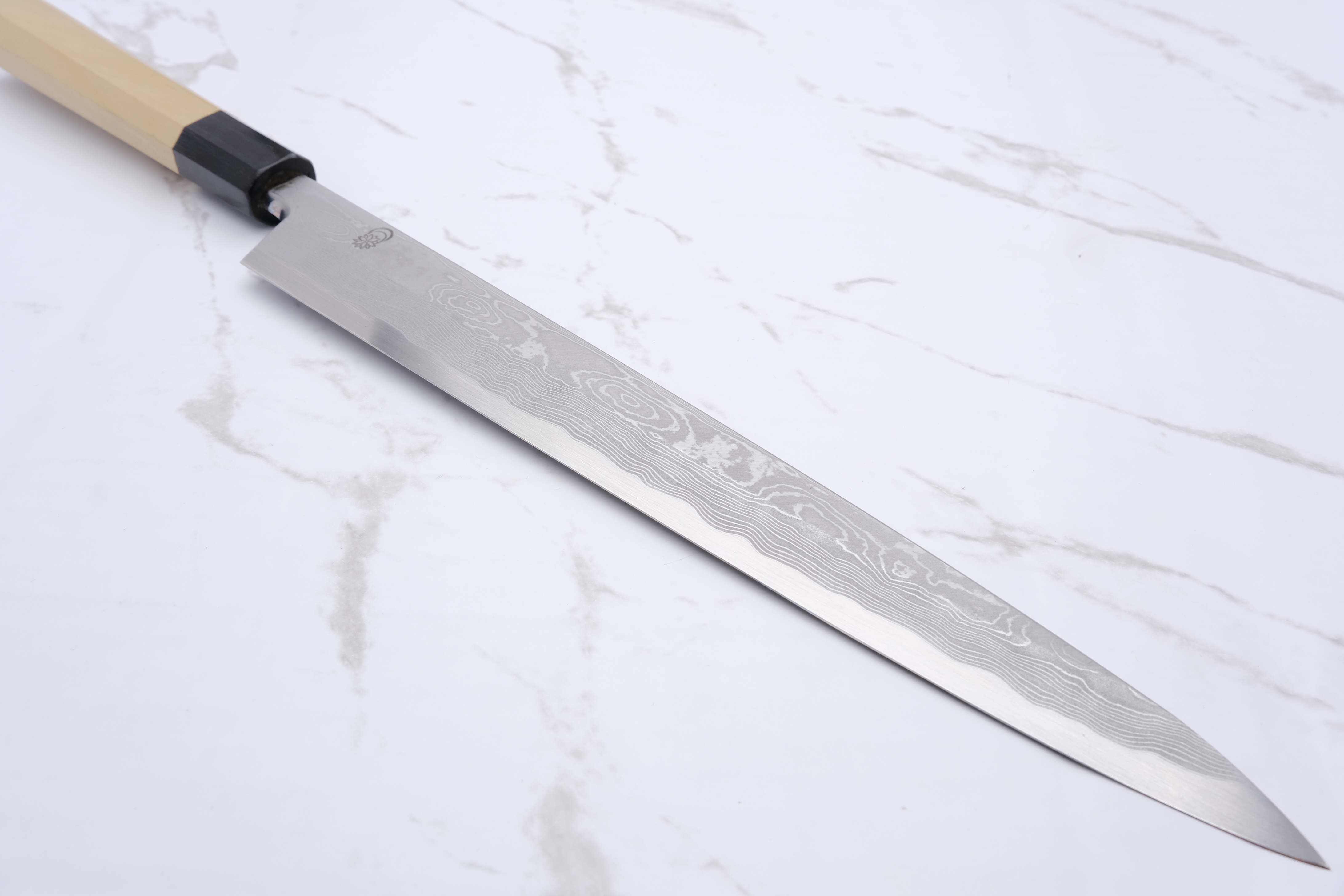 Sakai Kikumori Kikuzuki Uzu 270mm. Yanagiba – Blau#1