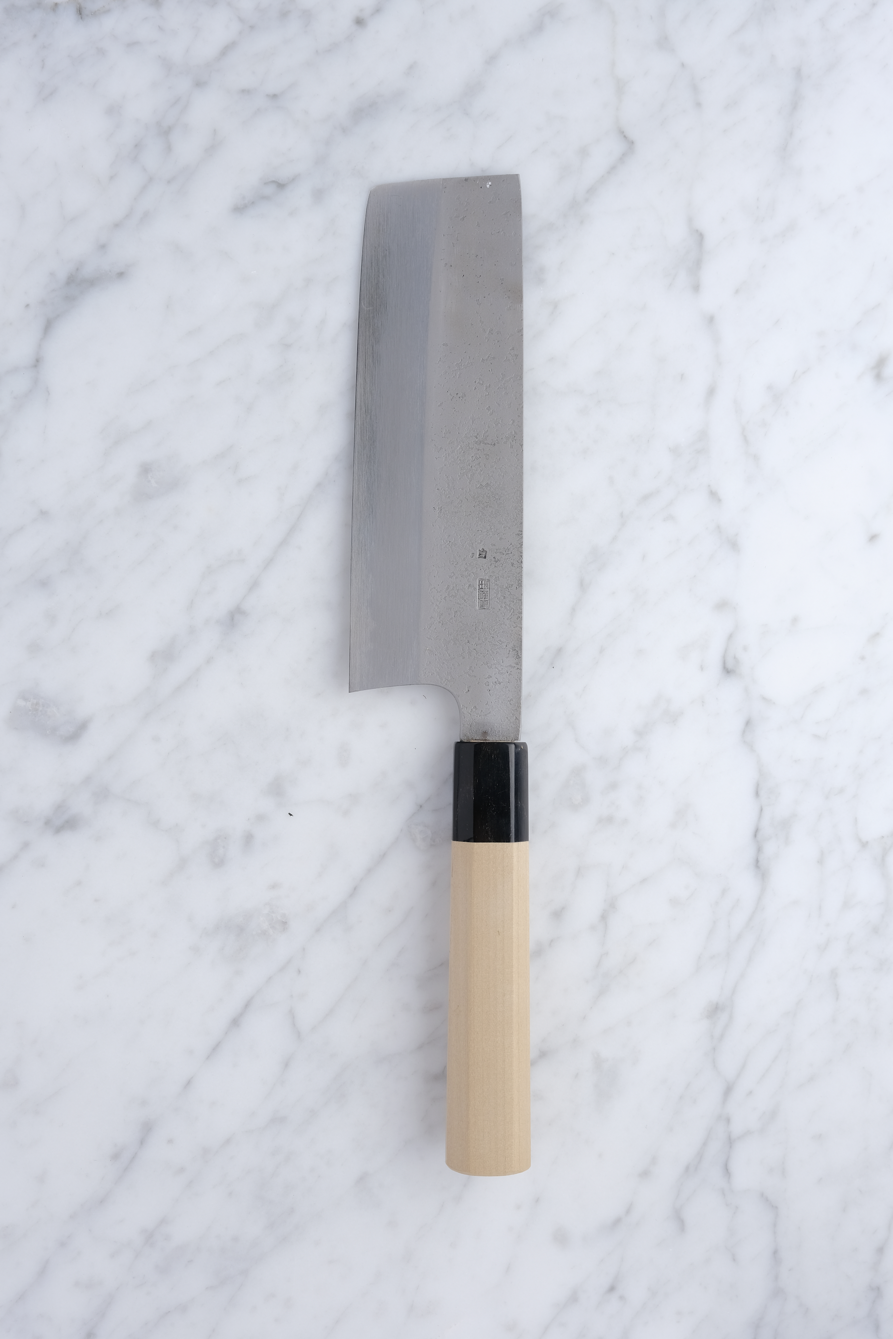 Sakai Kikumori Kikuzuki RIN 180mm. Nakiri Shirogami #2