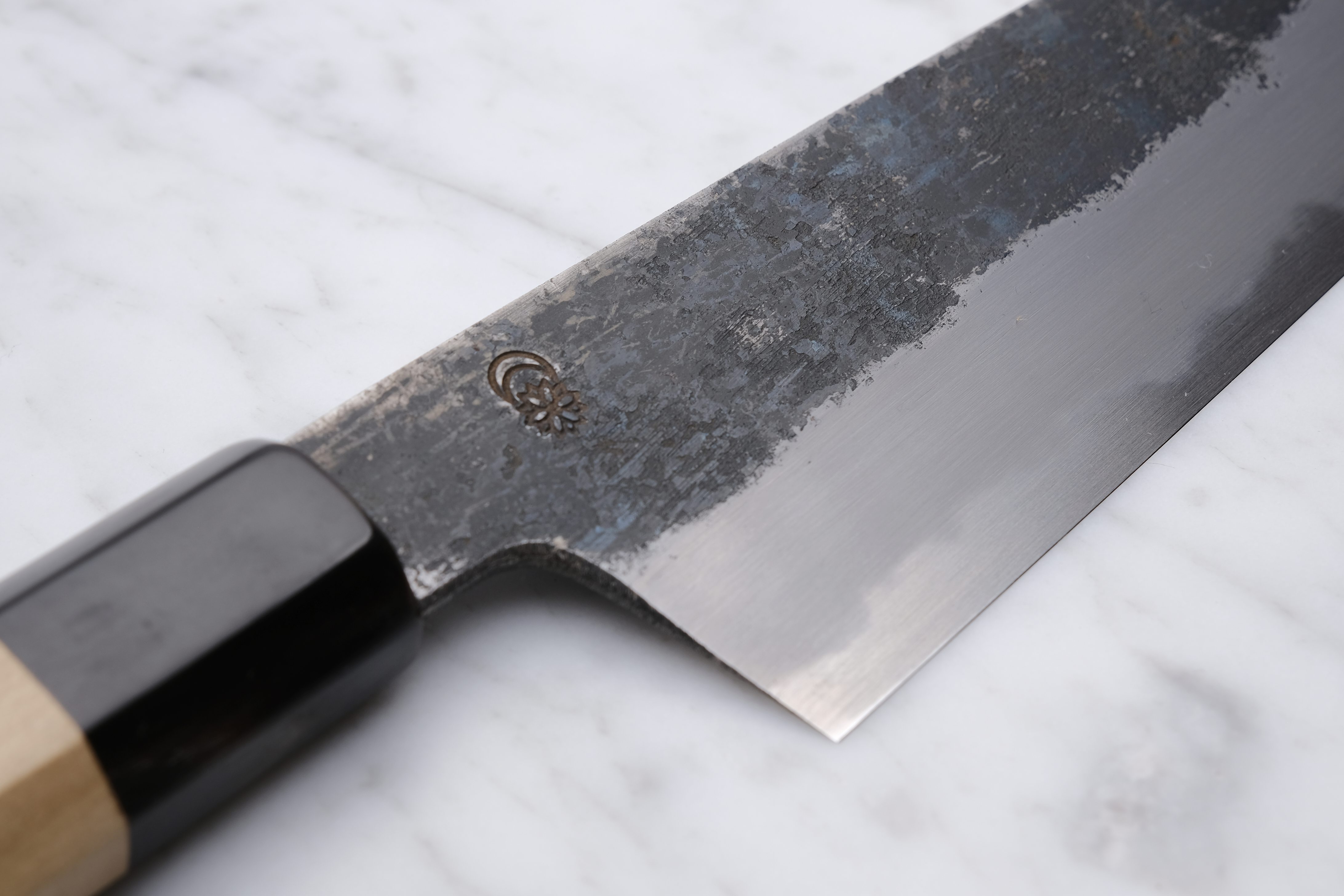 Sakai Kikumori Kikuzuki KU Weiß 2 Gyuto 240mm.