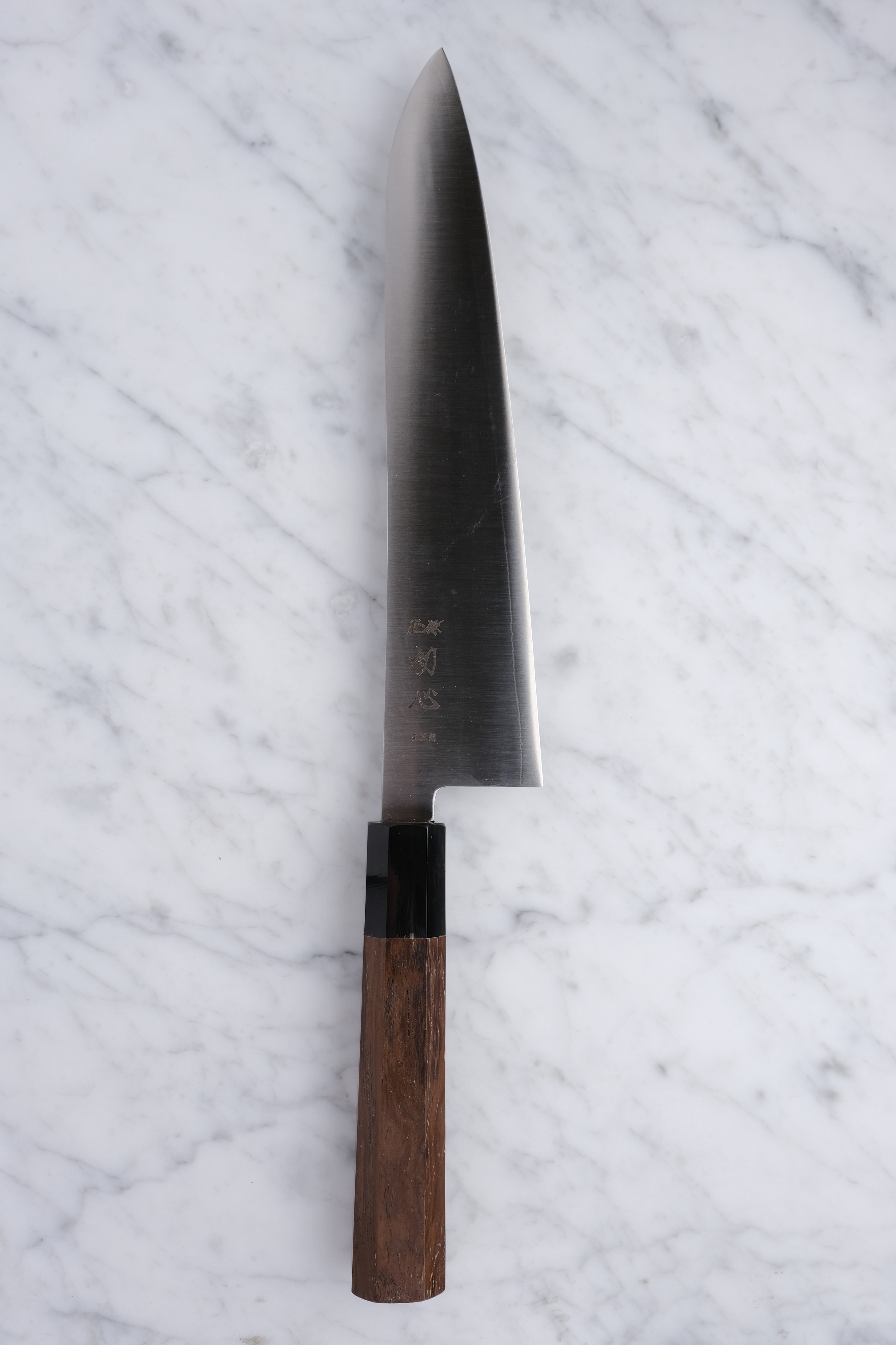 Hatsukokoro Hayabusa Ginsan 210mm. Kiritsuke-Kochmesser