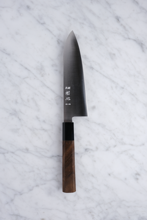 Hatsukokoro Hayabusa Ginsan 180mm Santoku